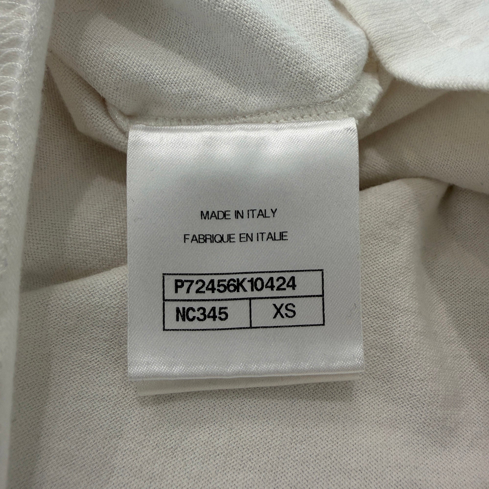 CHANEL 2022SS Circle Embossed Logo Short Sleeve Tee P72456K10424 Size XS シャネル サークル刺繍ロゴ ショートスリーブTシャツ サイズXS