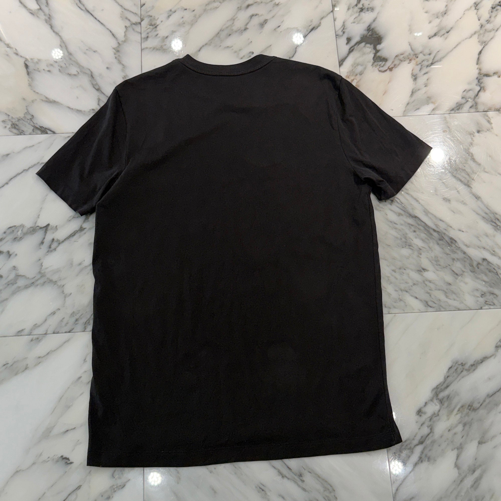 MONCLER MAGLIA Flock Logo Cotton Crew Neck Tee K10918C00075 8390T Size L モンクレール フロックロゴ コットン クルーネック Tシャツ サイズL