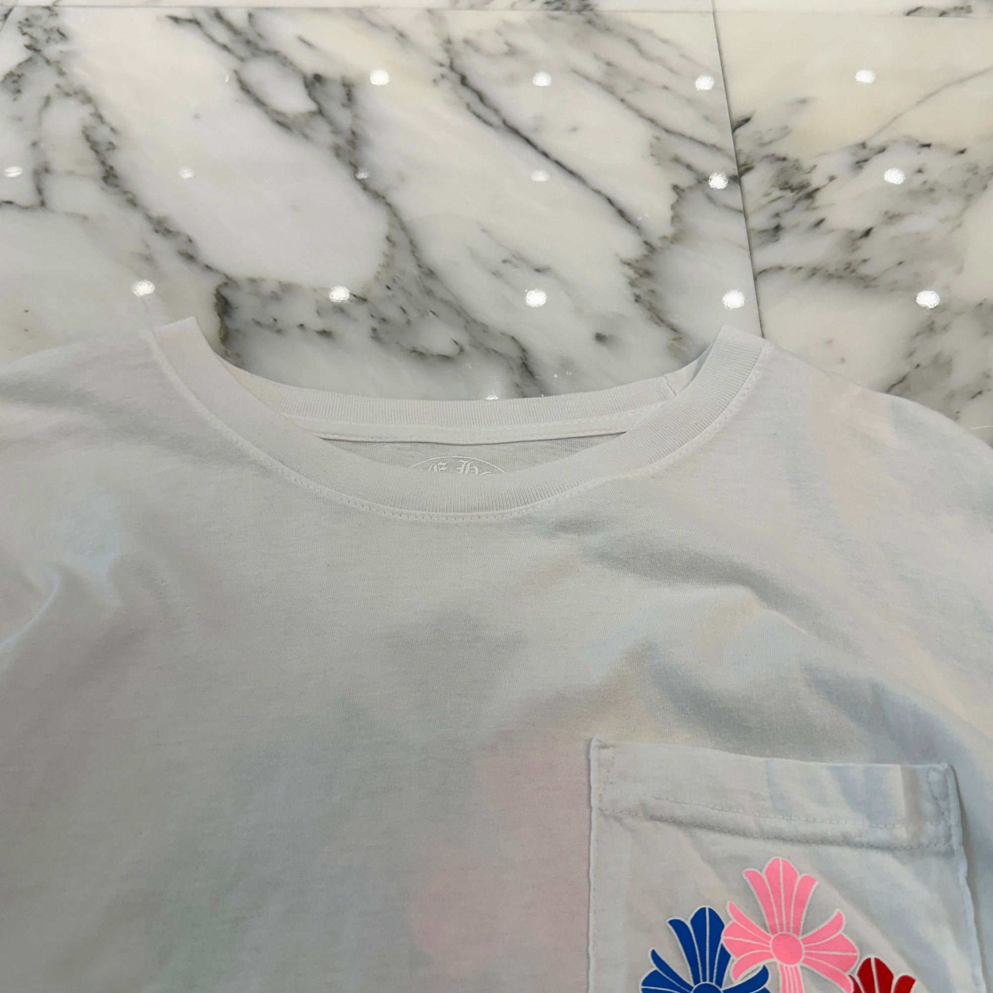 CHROME HEARTS MLTCOL CEM CRS Long Sleeve Tee Size L クロムハーツ マルチカラー セメタリークロス ロングスリーブTシャツ サイズL