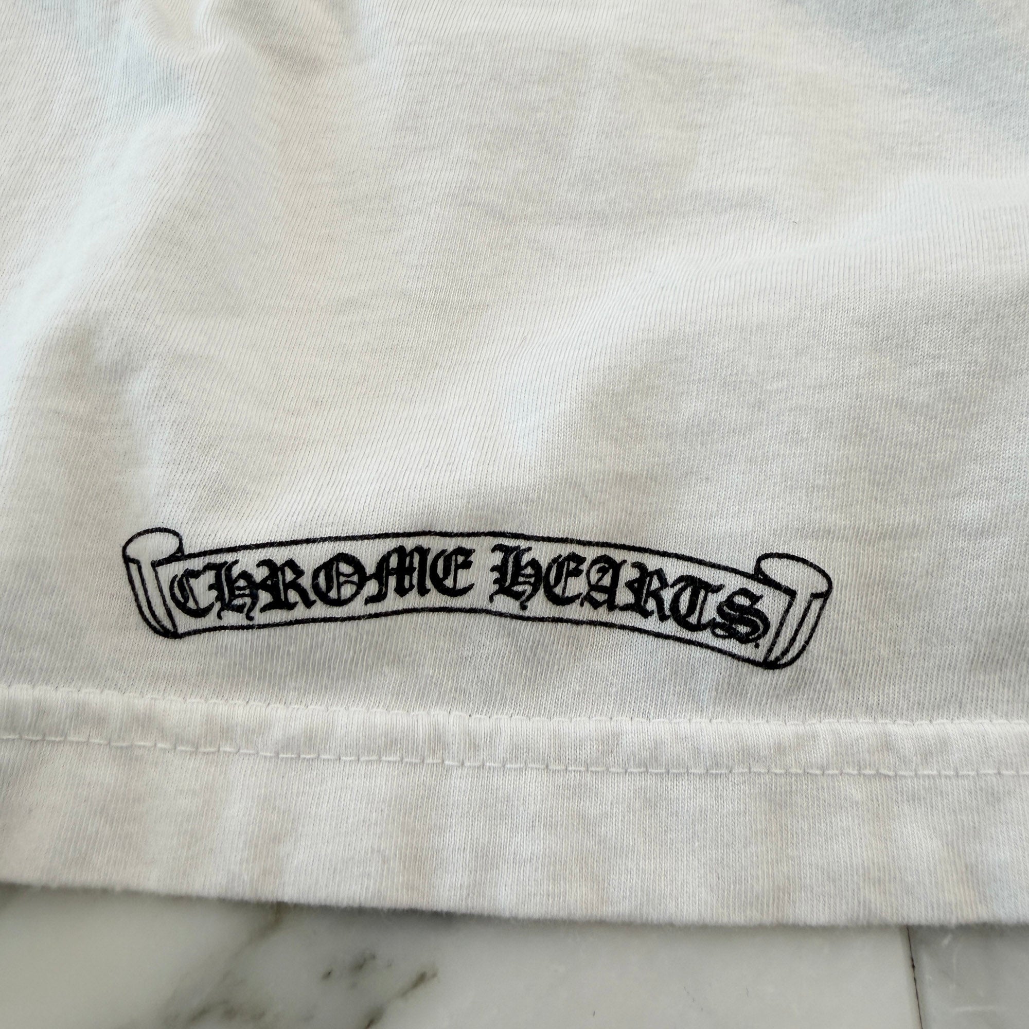 CHROME HEARTS MLTCOL CEM CRS Long Sleeve Tee Size L クロムハーツ マルチカラー セメタリークロス ロングスリーブTシャツ サイズL