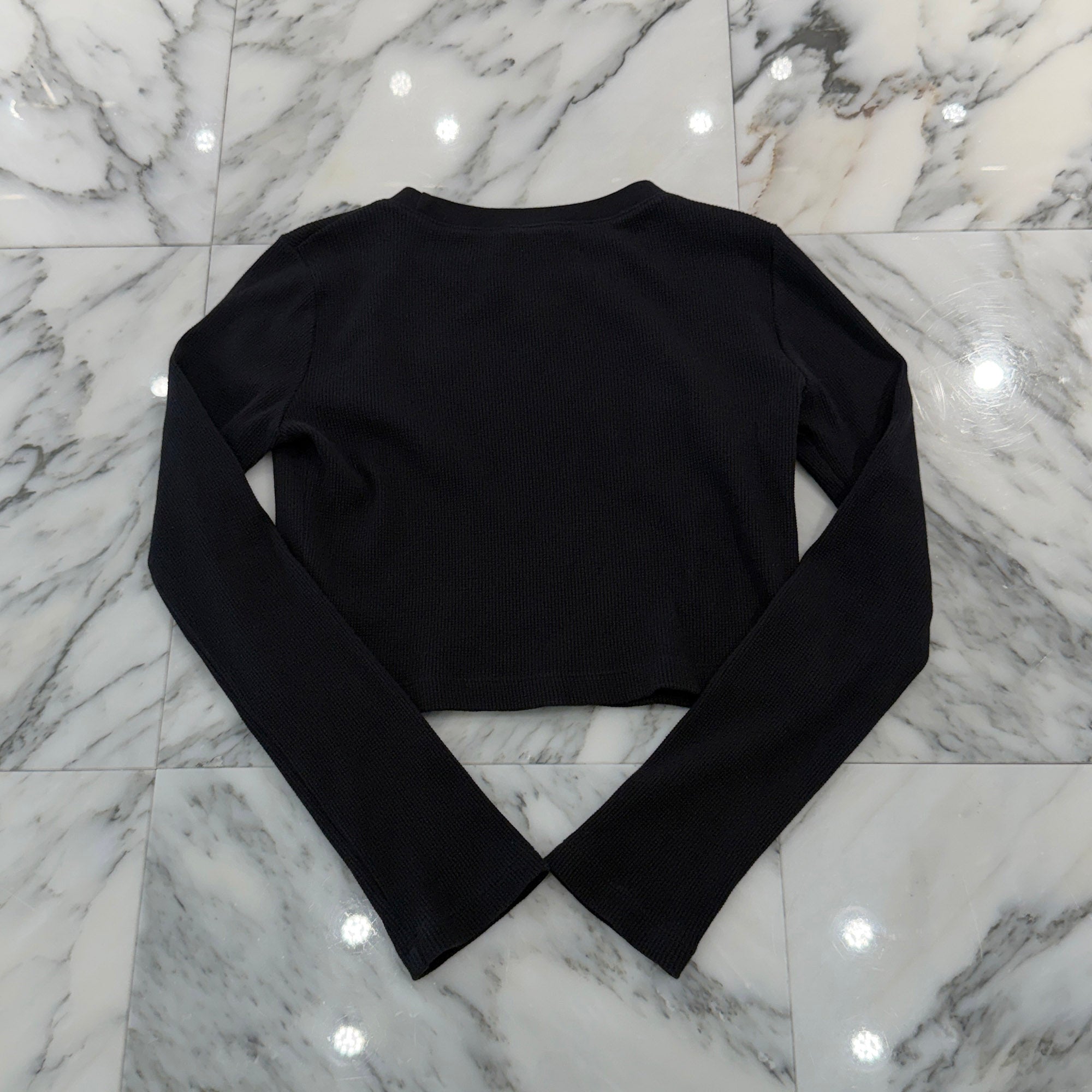 CHROME HEARTS Y NOT CH Embroidery Thermal Long Sleeve Tee Size S クロムハーツ ワイノット CH刺繍 サーマル ロングスリーブTシャツ サイズS