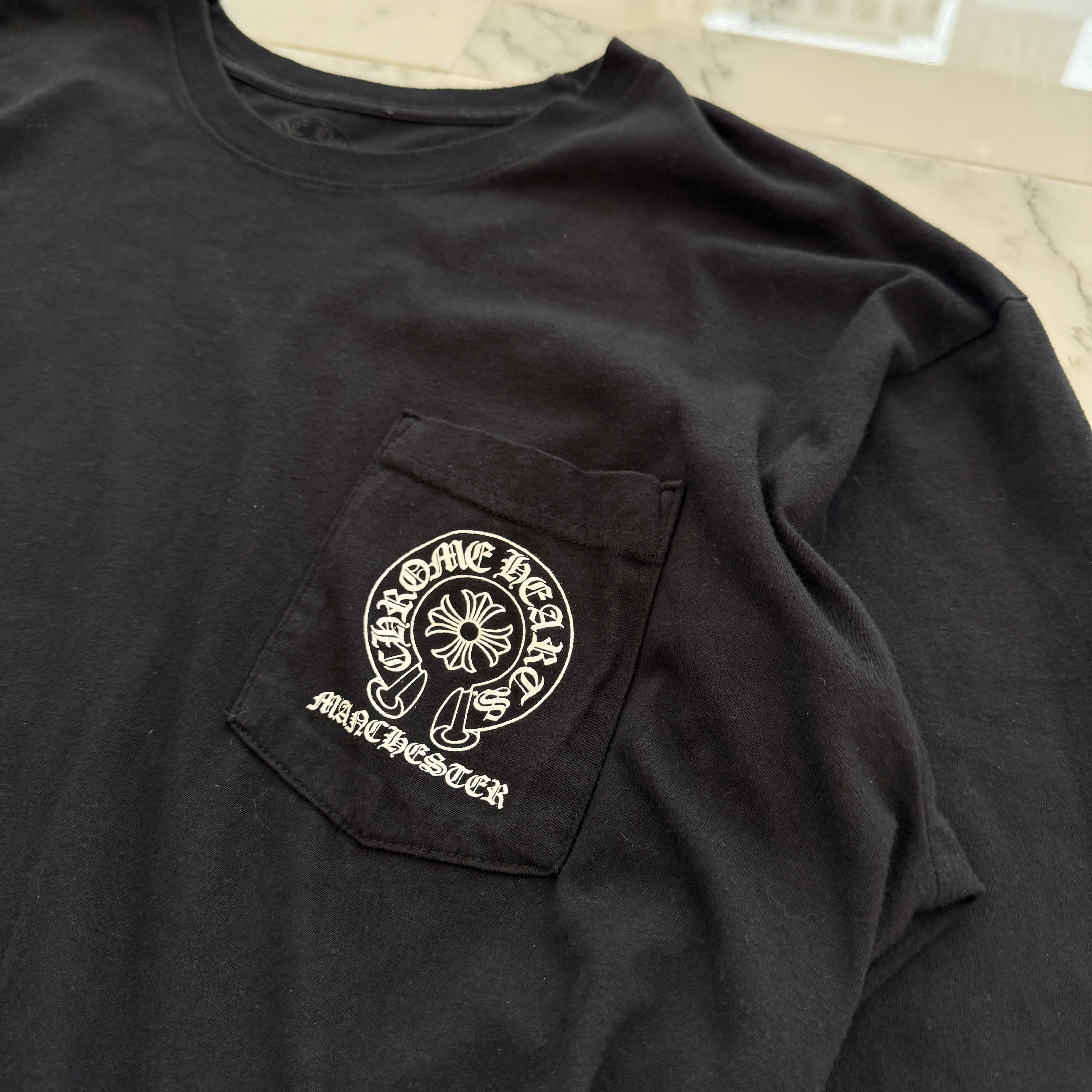 CHROME HEARTS Manchester Limited Horseshoe Long Sleeve Tee Size XXL クロムハーツ マンチェスター限定 ホースシュー ロングスリーブTシャツ サイズXXL
