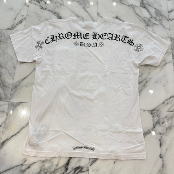 CHROME HEARTS Back Arch USA Logo Tee Size L クロムハーツ バックアーチ USA ロゴ Tシャツ サイズL