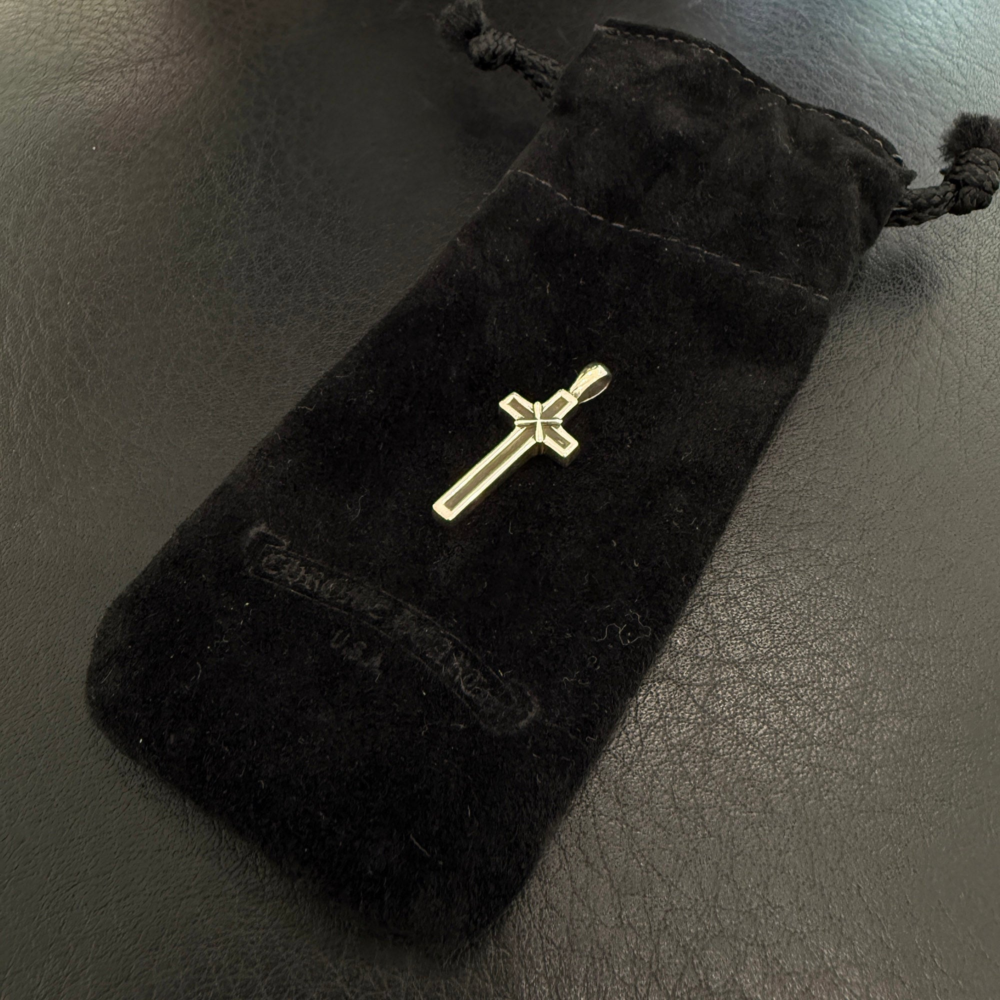 CHROME HEARTS MAPPLE THORPE CROSS Charm Pendant Top クロムハーツ メープルソープ クロス チャーム ペンダントトップ
