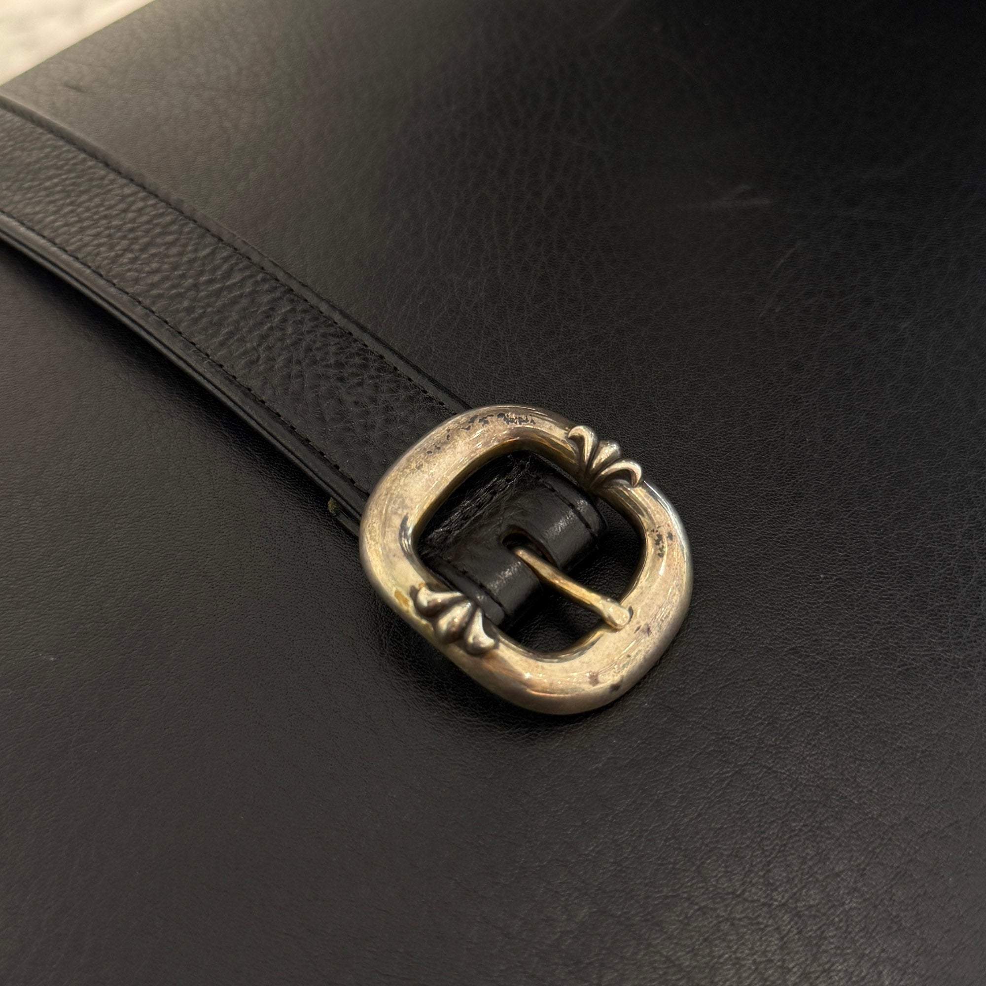 CHROME HEARTS 1.0 Gunslinger Leather Belt Size 32 クロムハーツ 1.0 ガンスリンガー レザーベルト サイズ32