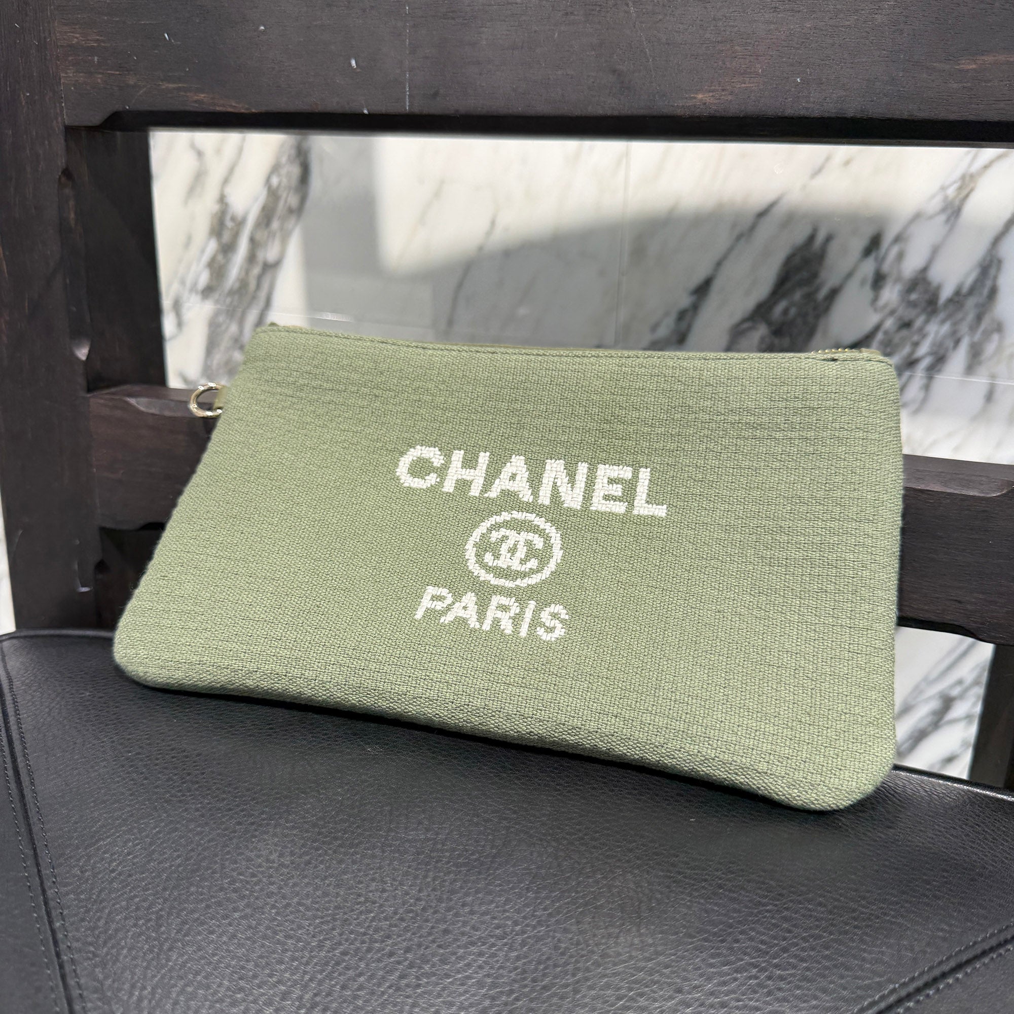 CHANEL COCO Mark Deauville Tote Bag Large シャネル ココマーク ドーヴィル トートバッグ ラージ
