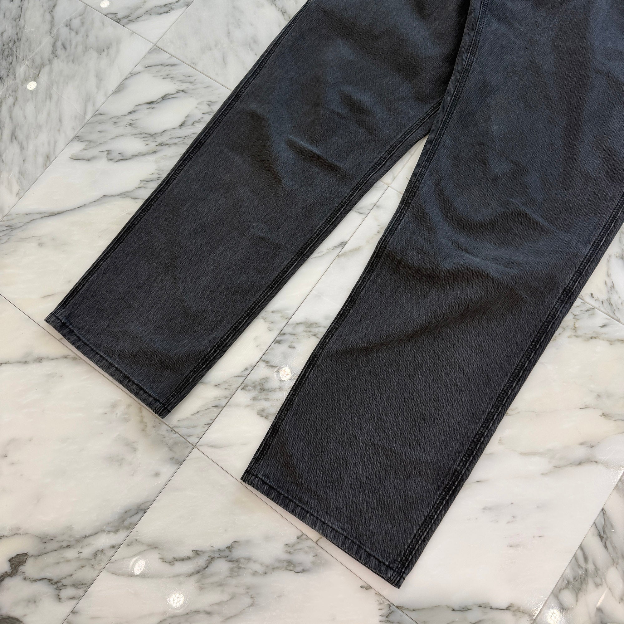 CHROME HEARTS Cross Ball Button Double Knee Denim Pants Size 30 クロムハーツ クロスボールボタン ダブルニー デニムパンツ サイズ30