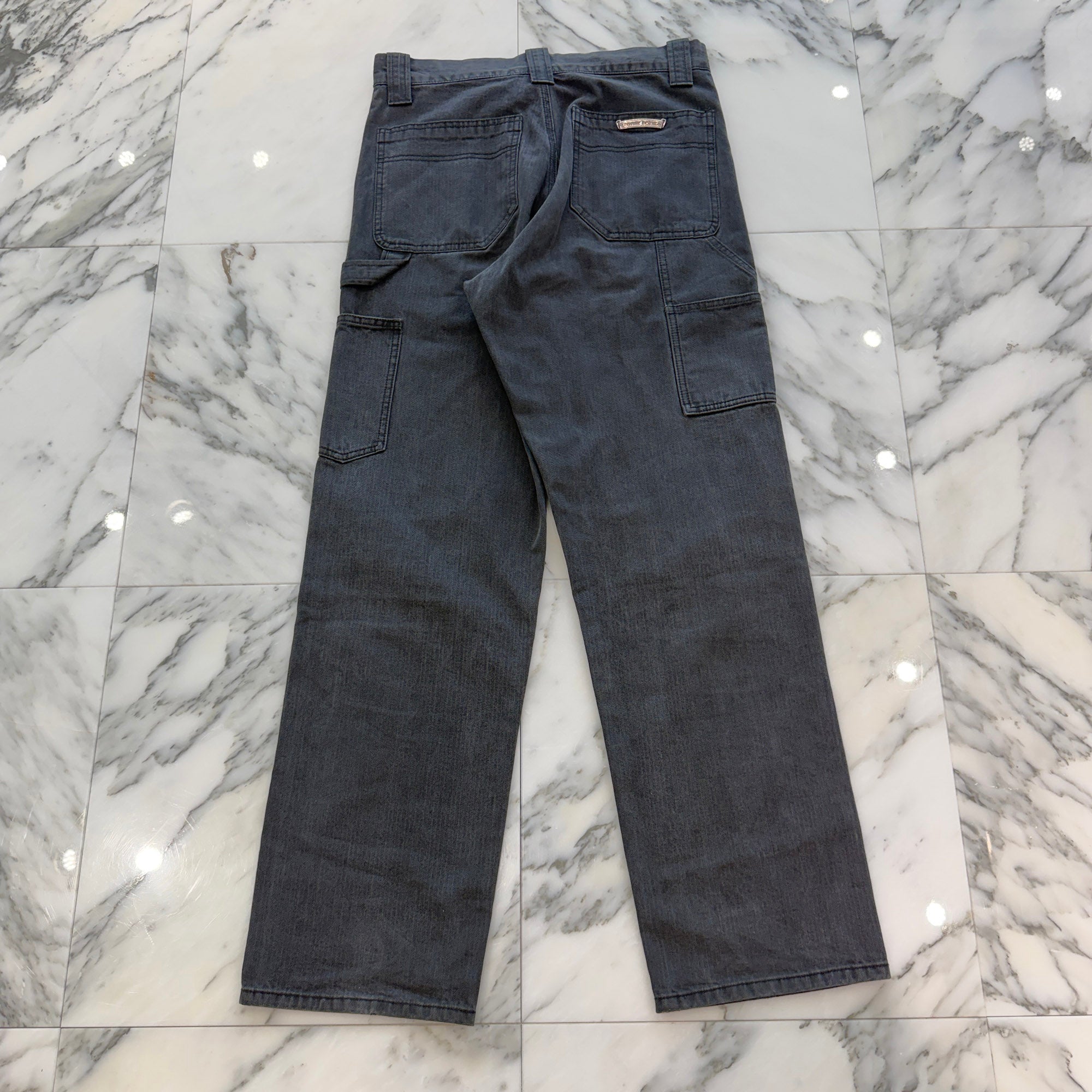 CHROME HEARTS Cross Ball Button Double Knee Denim Pants Size 30 クロムハーツ クロスボールボタン ダブルニー デニムパンツ サイズ30