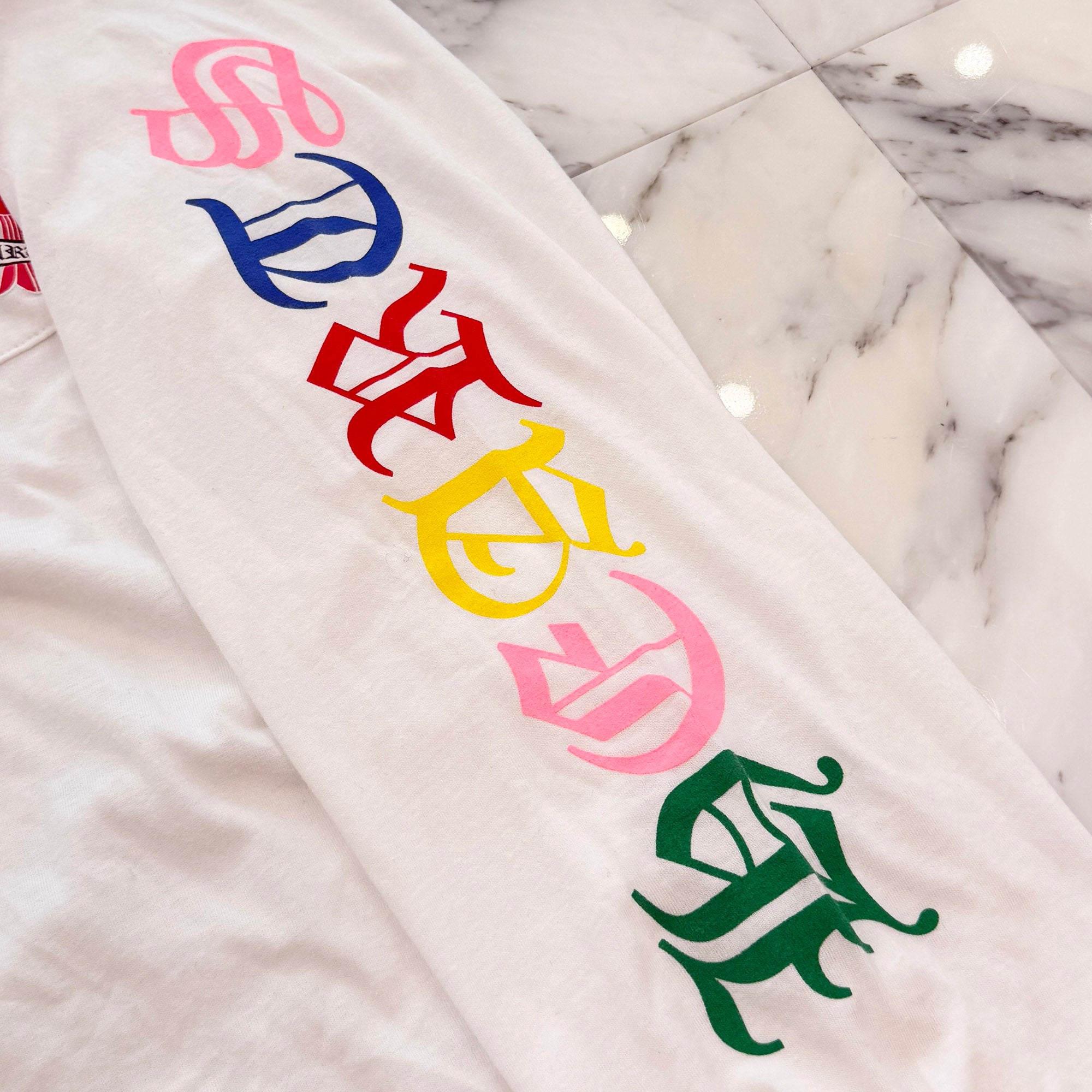 CHROME HEARTS MLTCOL CEM CRS Long Sleeve Tee Size L クロムハーツ マルチカラー セメタリークロス ロングスリーブTシャツ サイズL