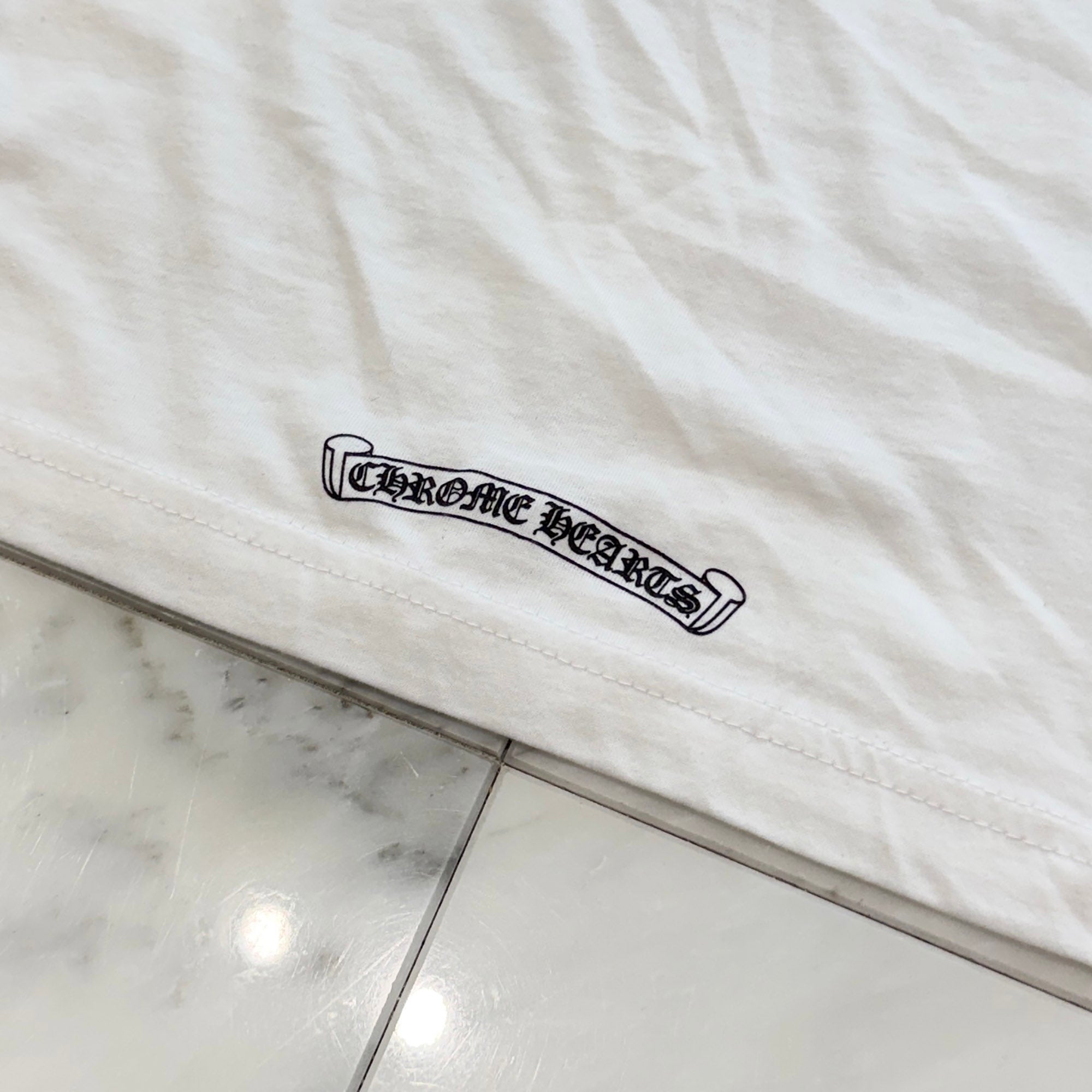 CHROME HEARTS MLTCOL CEM CRS Long Sleeve Tee Size L クロムハーツ マルチカラー セメタリークロス ロングスリーブTシャツ サイズL