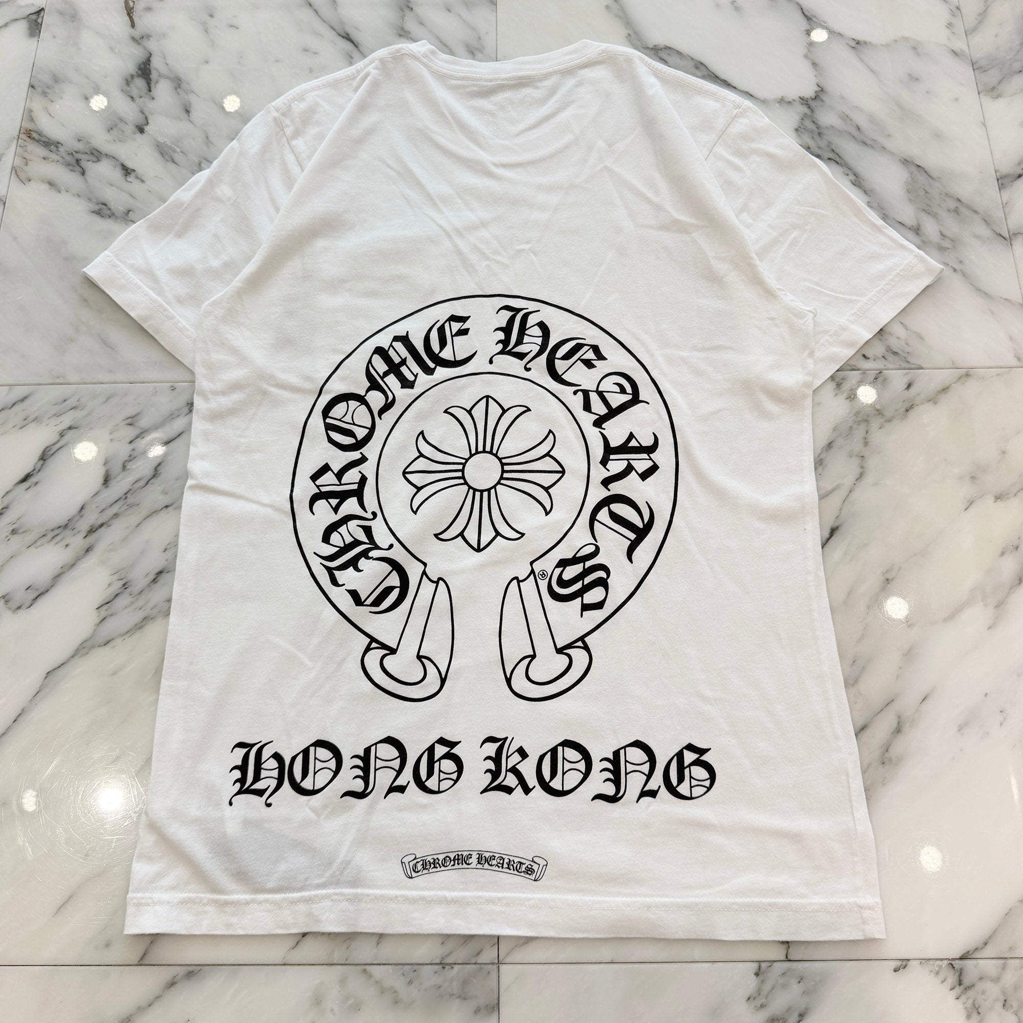 CHROME HEARTS HONG KONG Limited Back Horseshoe Tee Size M クロムハーツ 香港限定 バックホースシュー Tシャツ サイズM