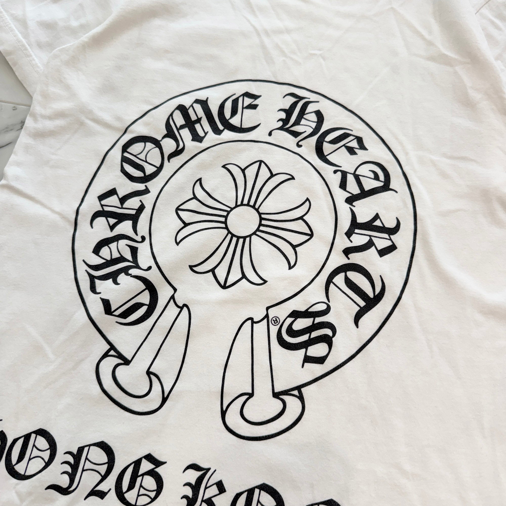 CHROME HEARTS HONG KONG Limited Back Horseshoe Tee Size M クロムハーツ 香港限定 バックホースシュー Tシャツ サイズM