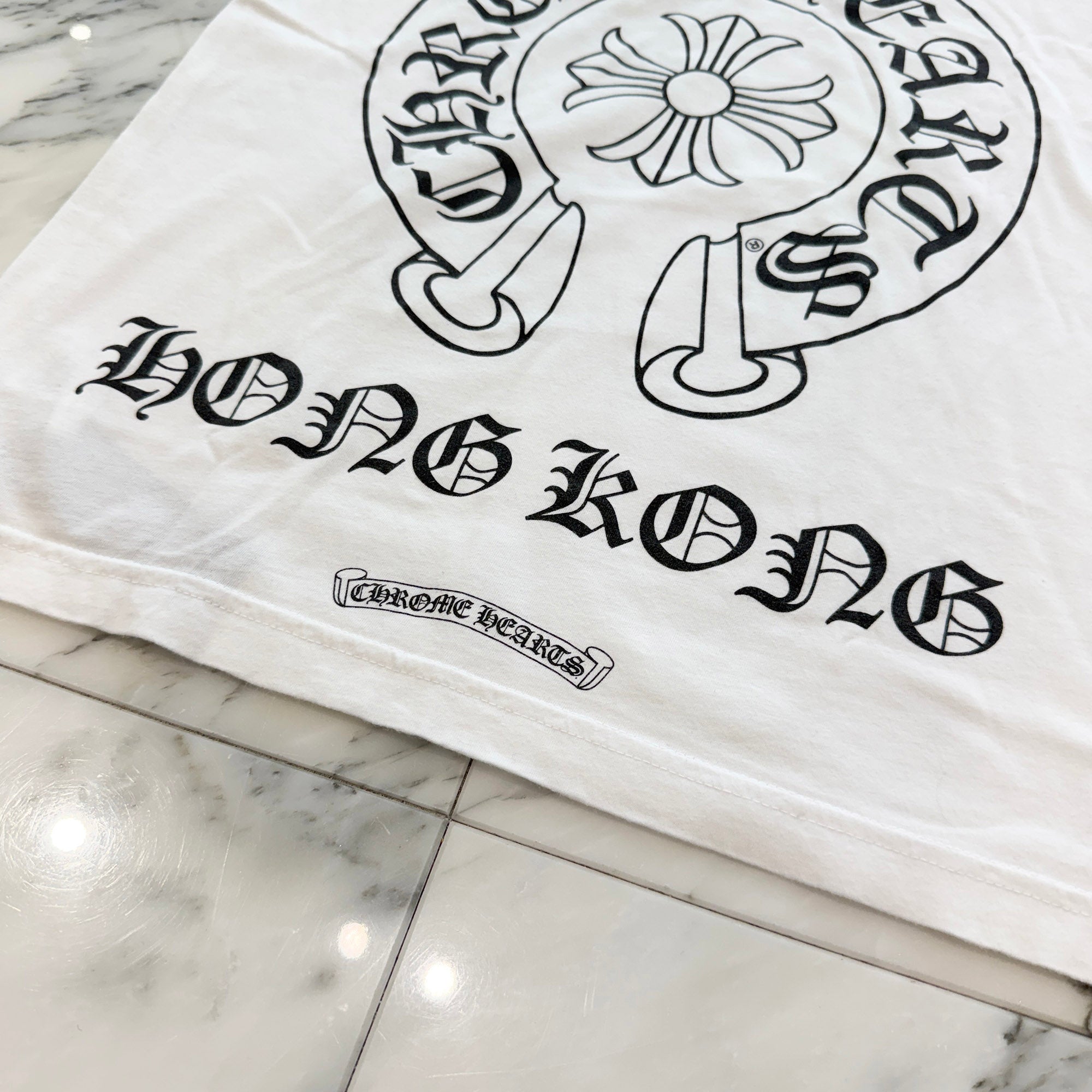 CHROME HEARTS HONG KONG Limited Back Horseshoe Tee Size M クロムハーツ 香港限定 バックホースシュー Tシャツ サイズM