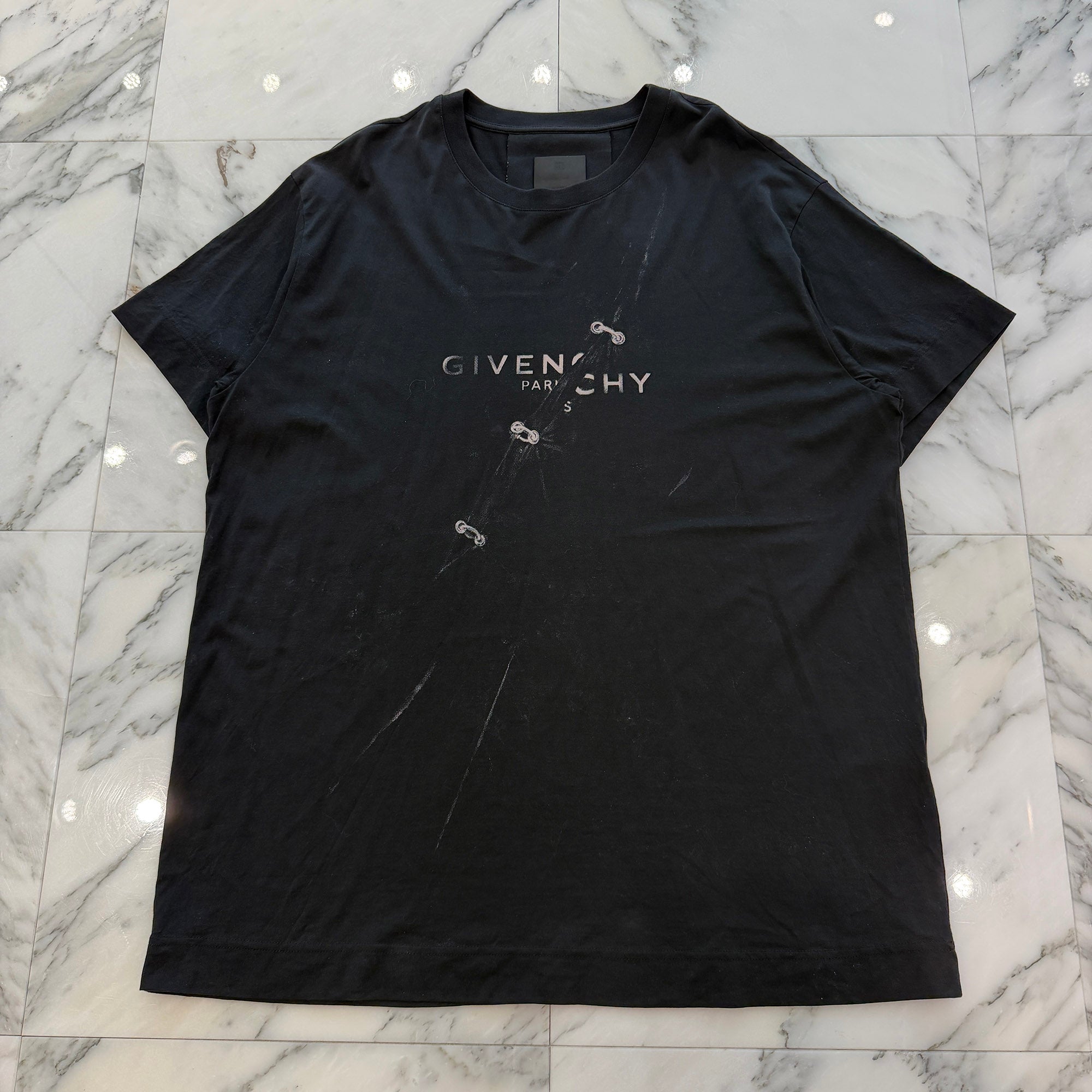 GIVENCHY 2021AW Trompe l'oeil Print Tee BM71333Y6B Size M ジバンシー トロンプルイユプリントTシャツ サイズM