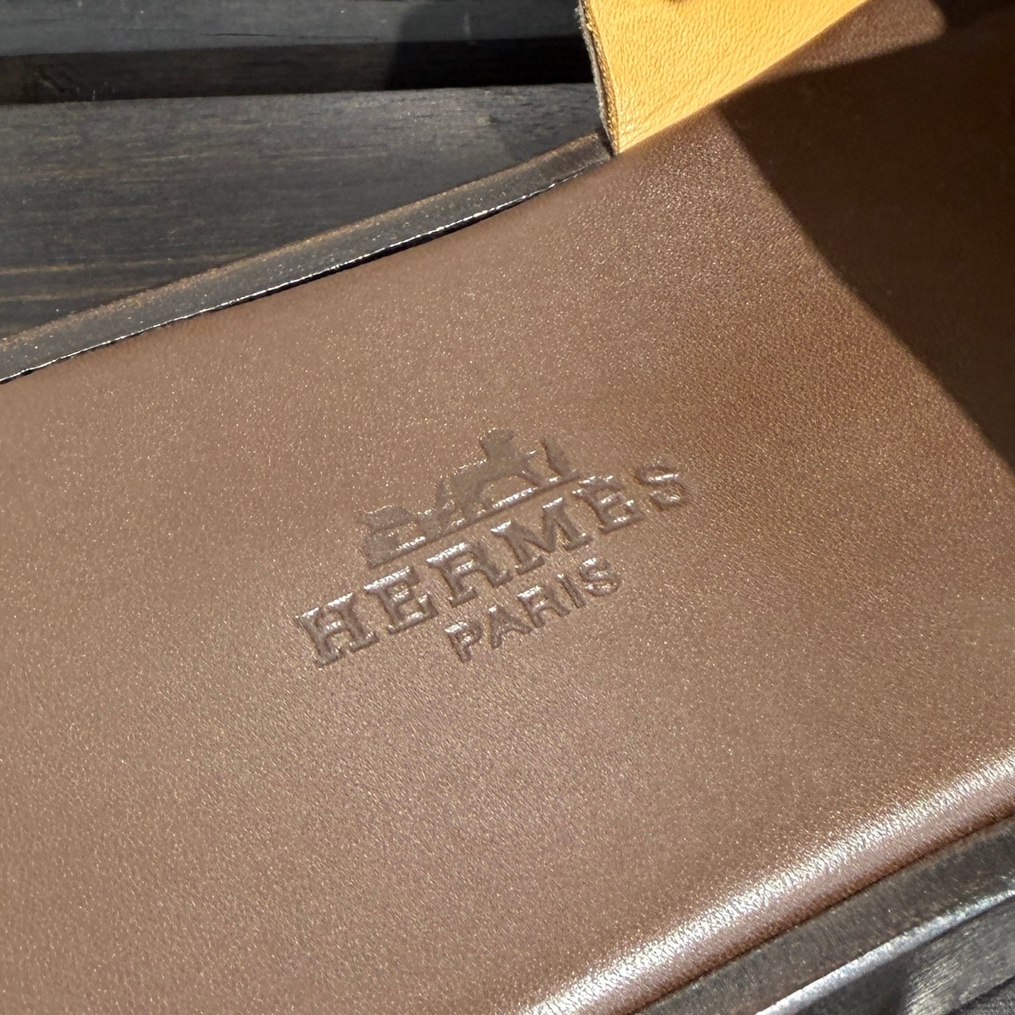 HERMES Izmir Crocodile Flat Sandals "Cocaon" Size 40 (約25.0cm) エルメス イズミール クロコダイル フラットサンダル "コカオン" サイズ40 (約25.0cm)