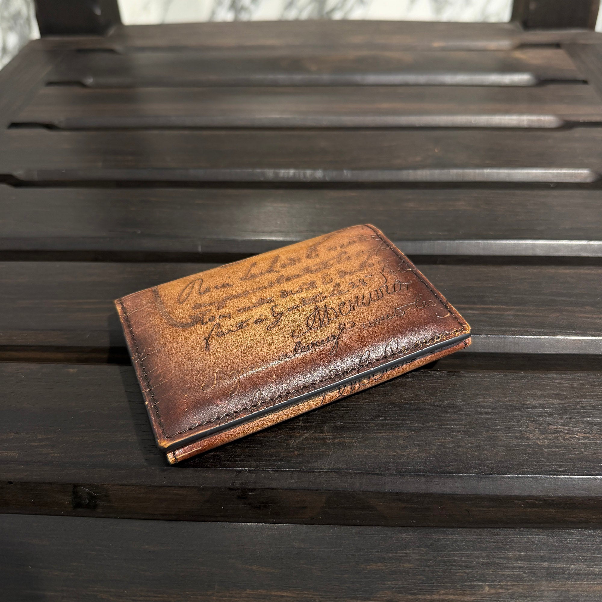 Berluti Imbuia Flap Card Holder ベルルッティ インブイア フラップ カードホルダー