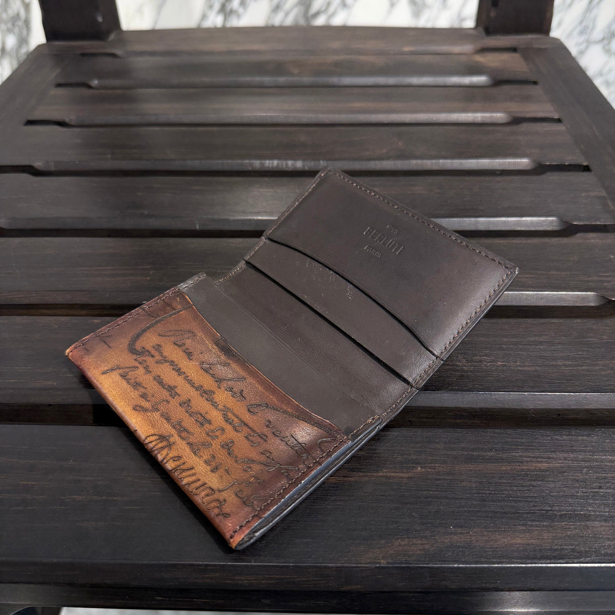 Berluti Imbuia Flap Card Holder ベルルッティ インブイア フラップ カードホルダー