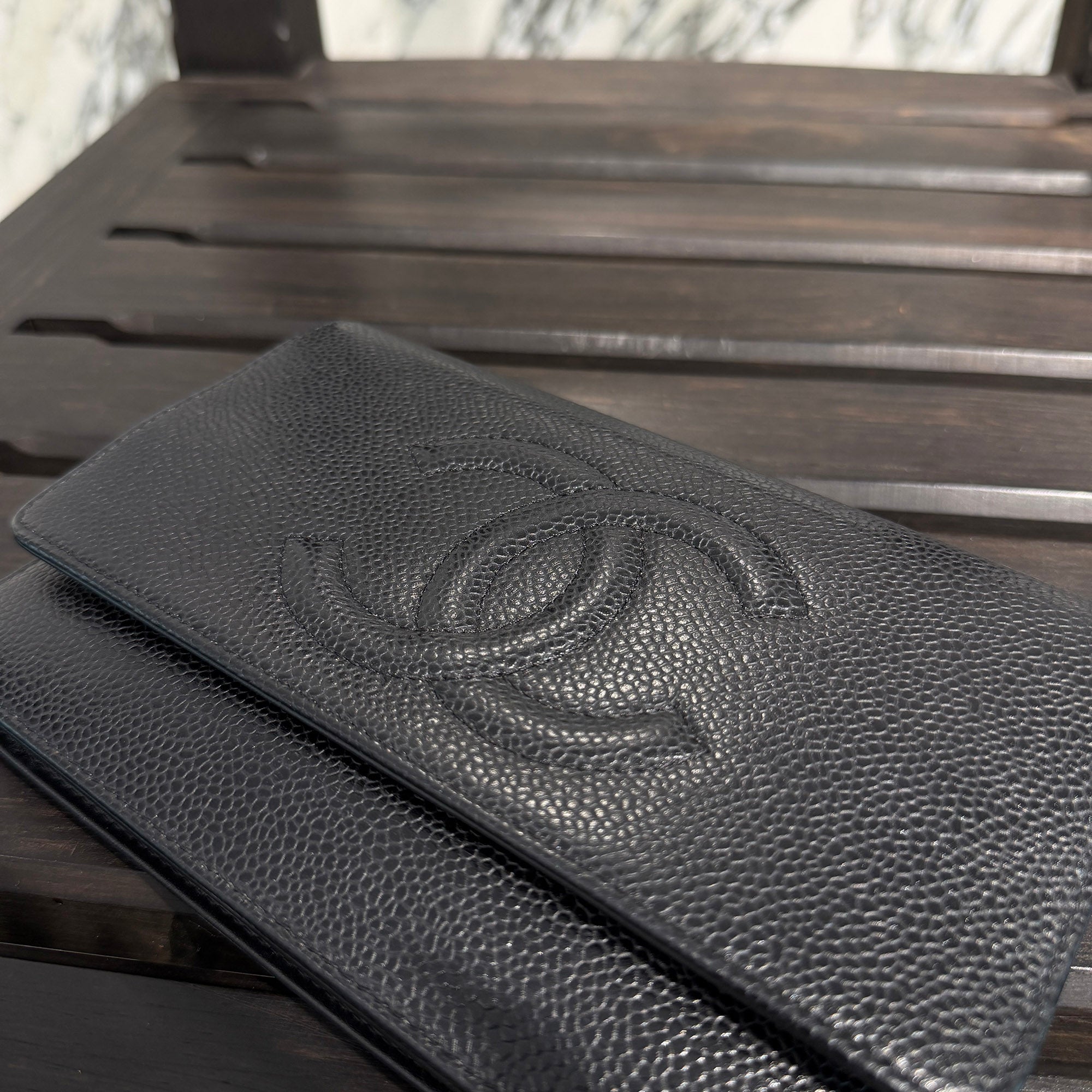 CHANEL Coco Mark 2Way Leather Shoulder Chain Wallet A48654 シャネル ココマーク 2Way レザーショルダー チェーンウォレット