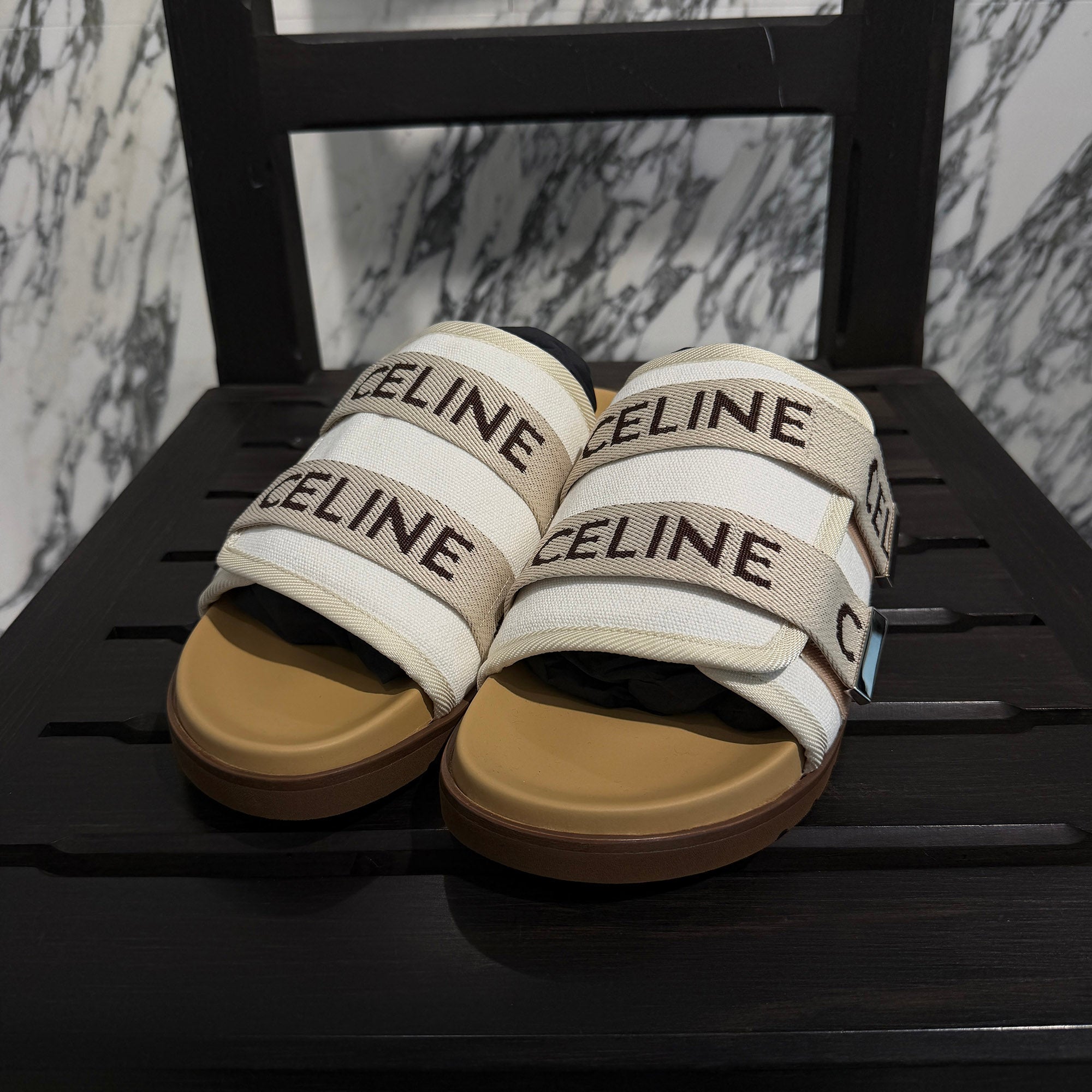 CELINE Piteo Strappy Sandals 362785360C.02CK Size 43 (約28cm) セリーヌ ピーテオ ストラッピーサンダル サイズ43 (約28cm)