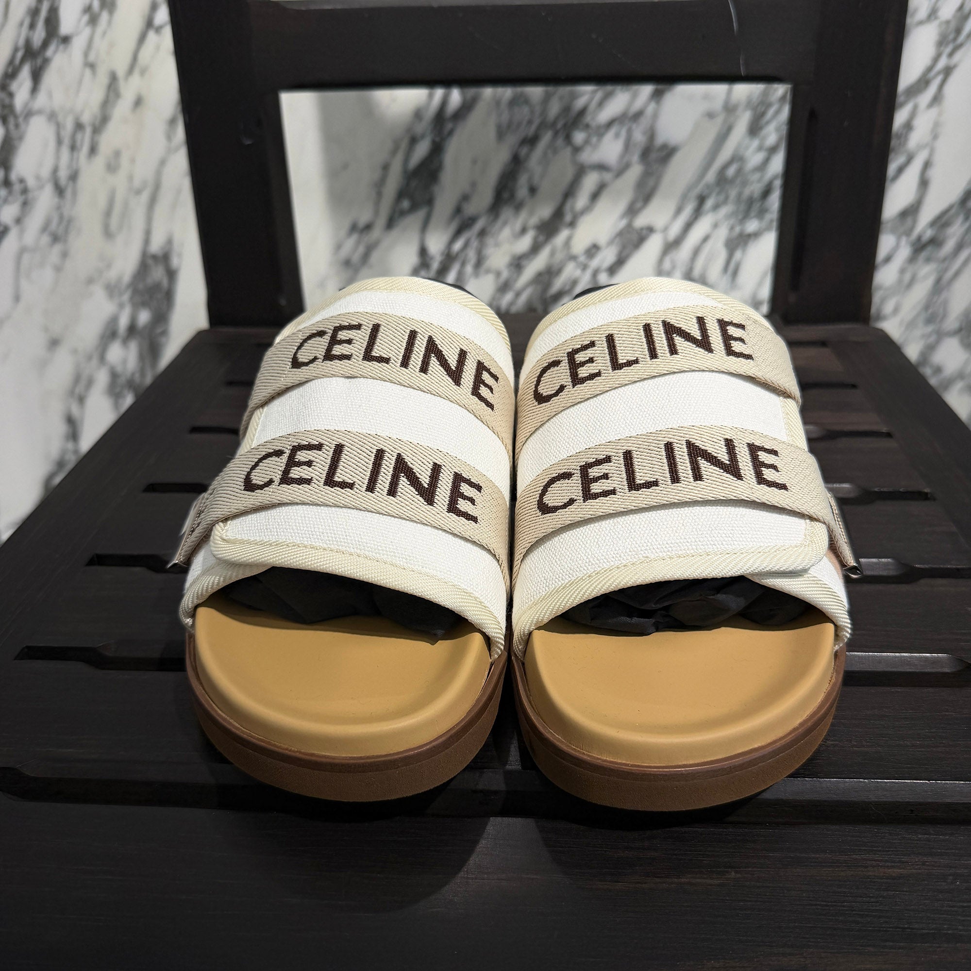 CELINE Piteo Strappy Sandals 362785360C.02CK Size 43 (約28cm) セリーヌ ピーテオ ストラッピーサンダル サイズ43 (約28cm)