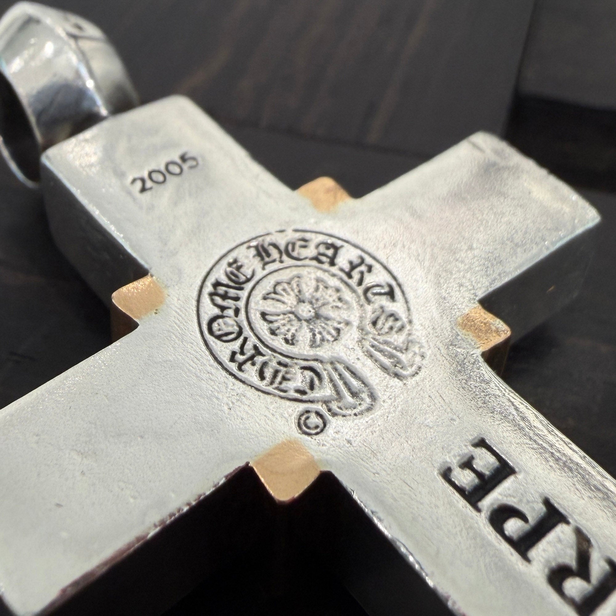 CHROME HEARTS MAPPLE THORPE Large Cross Pendant Top クロムハーツ メープルソープ ラージ クロス ペンダントトップ