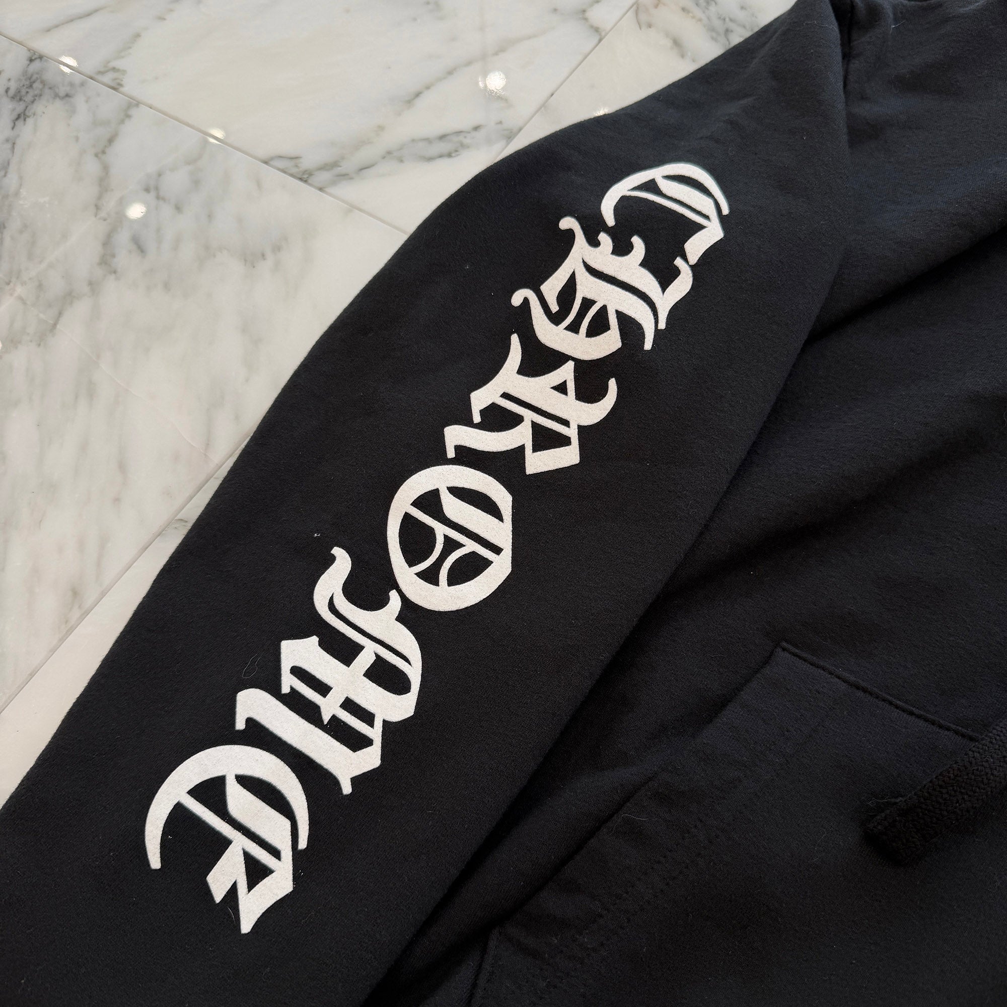 CHROME HEARTS Vertical Logo Zip Up Hoodie Size L クロムハーツ ヴァーティカル ロゴ ジップアップフーディー サイズL