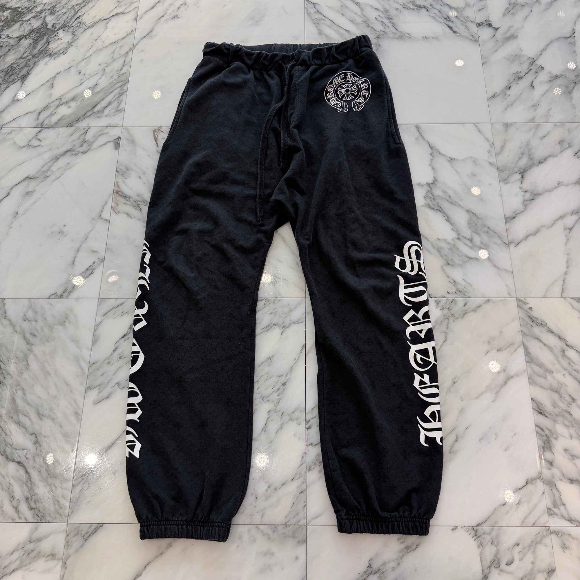 CHROME HEARTS CH Plus Horseshoe Sweat Long Pants Size M クロムハーツ CHプラス 総柄 ホースシュー スウェット ロングパンツ サイズM