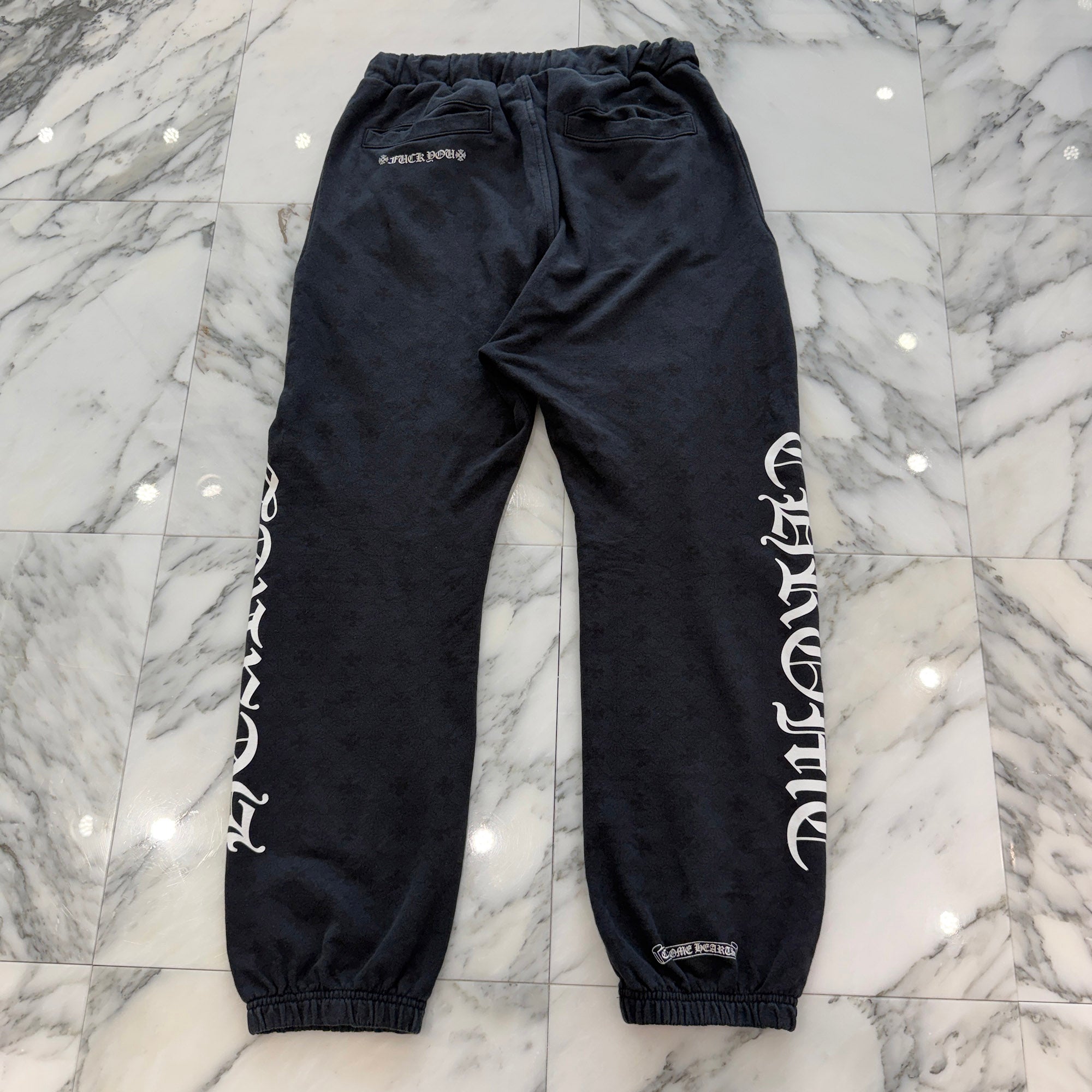 CHROME HEARTS CH Plus Horseshoe Sweat Long Pants Size M クロムハーツ CHプラス 総柄 ホースシュー スウェット ロングパンツ サイズM