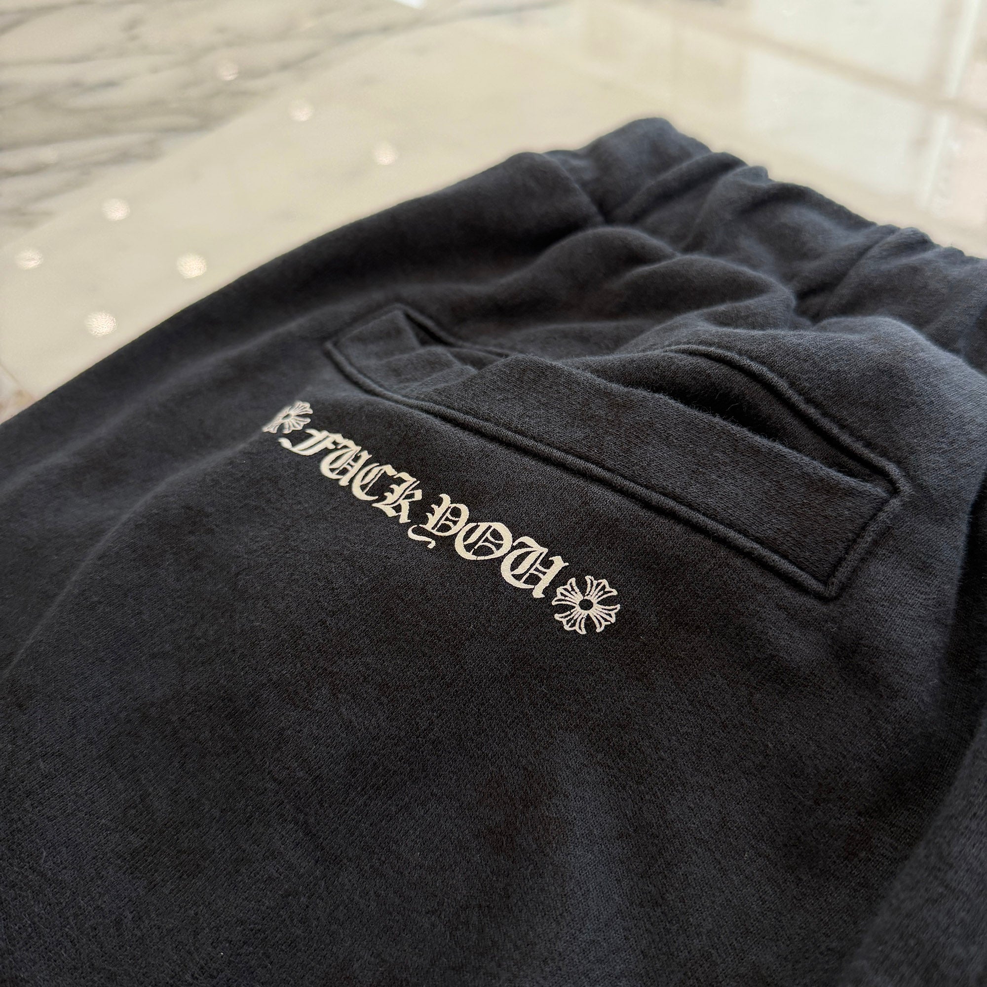 CHROME HEARTS CH Plus Horseshoe Sweat Long Pants Size M クロムハーツ CHプラス 総柄 ホースシュー スウェット ロングパンツ サイズM