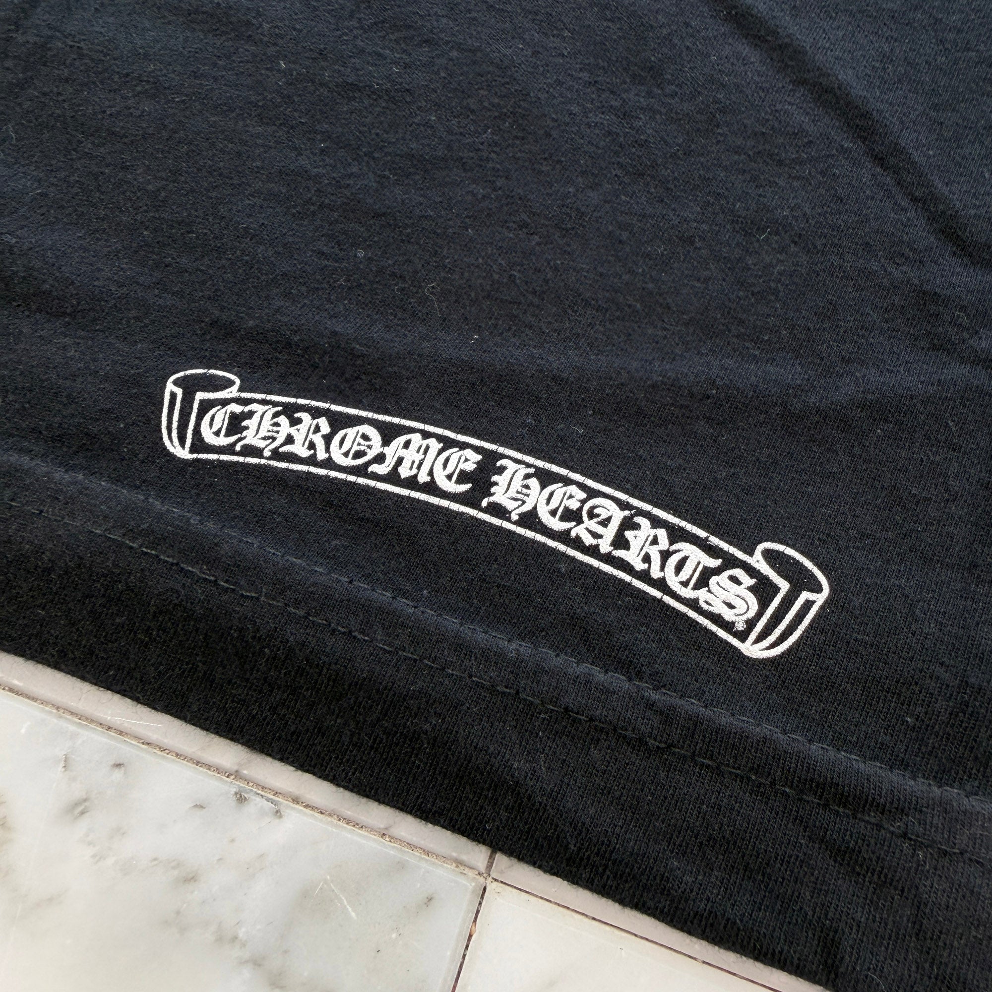 CHROME HEARTS 2021SS MLTCOL CEM CRS Long Sleeve Tee Size L クロムハーツ マルチカラー セメタリークロス ロングスリーブTシャツ サイズL