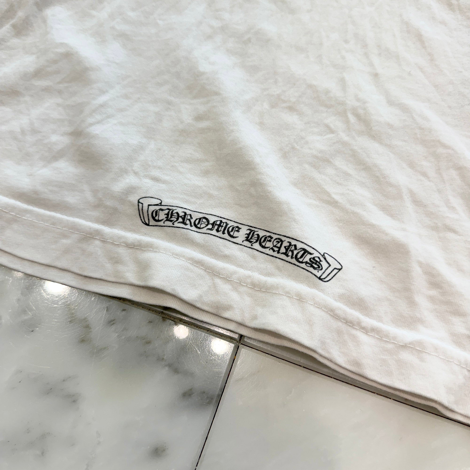 CHROME HEARTS Made In Hollywood Red CH Plus Long Sleeve Tee Size L クロムハーツ メイドインハリウッド CHプラス ロングスリーブTシャツ サイズL