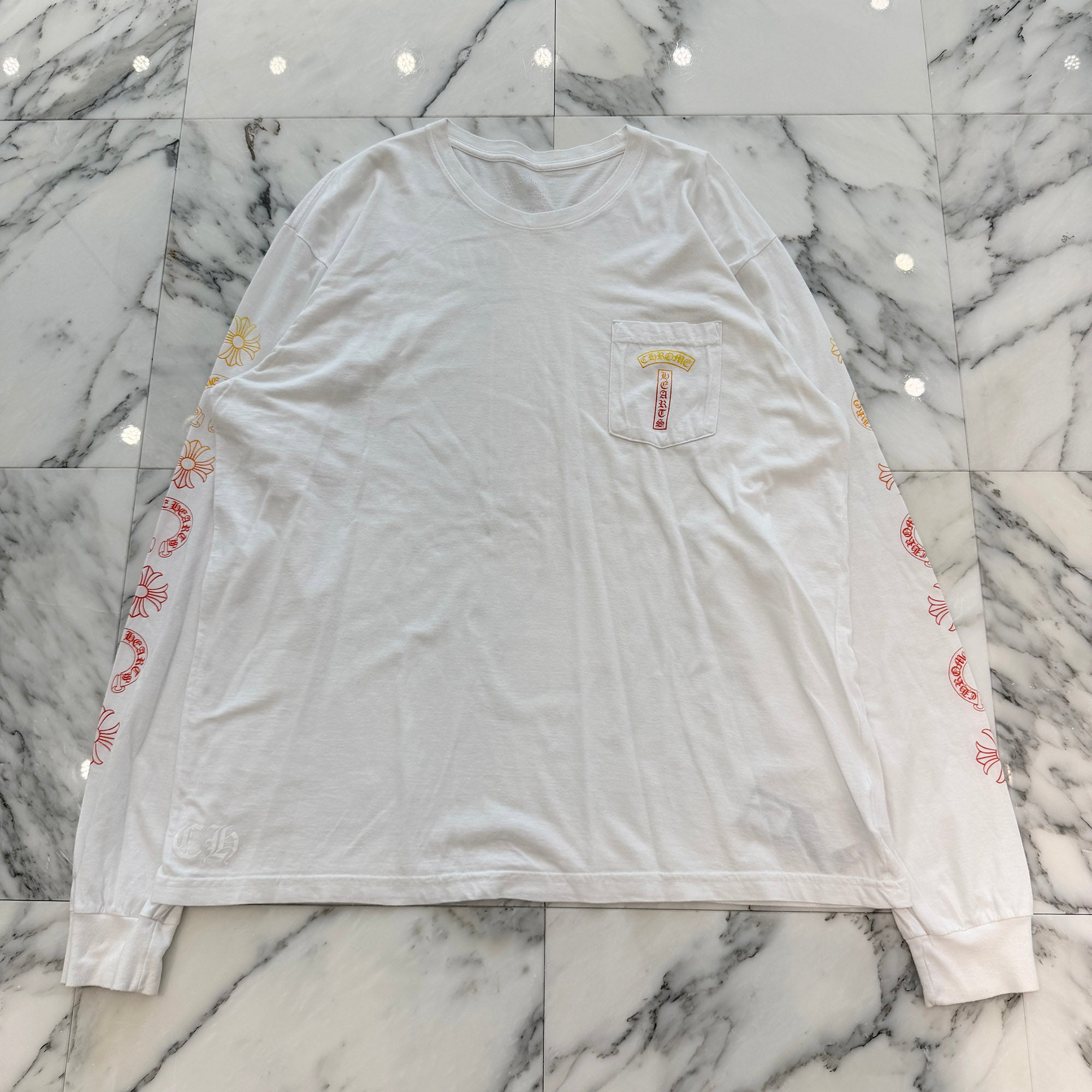 CHROME HEARTS Gradient Logo Long Sleeve Tee Size XXL クロムハーツ グラデーション ロゴ ロングスリーブTシャツ サイズXXL