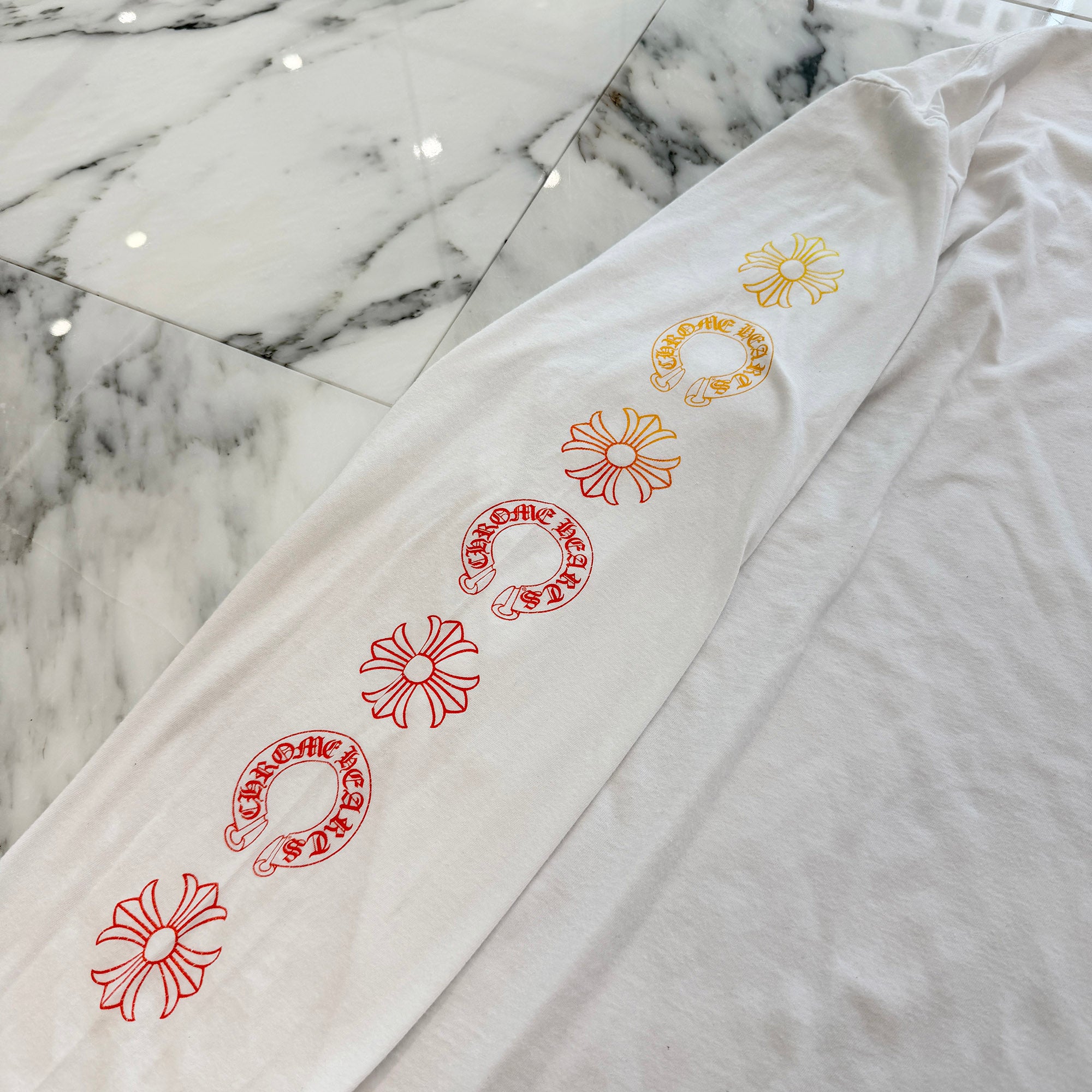 CHROME HEARTS Gradient Logo Long Sleeve Tee Size XXL クロムハーツ グラデーション ロゴ ロングスリーブTシャツ サイズXXL