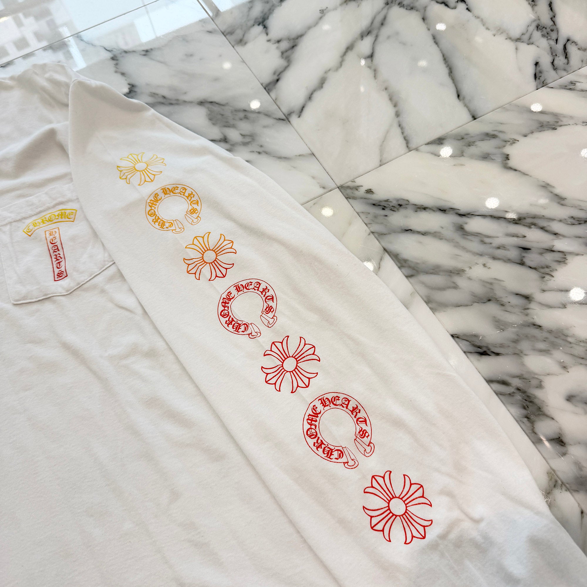 CHROME HEARTS Gradient Logo Long Sleeve Tee Size XXL クロムハーツ グラデーション ロゴ ロングスリーブTシャツ サイズXXL