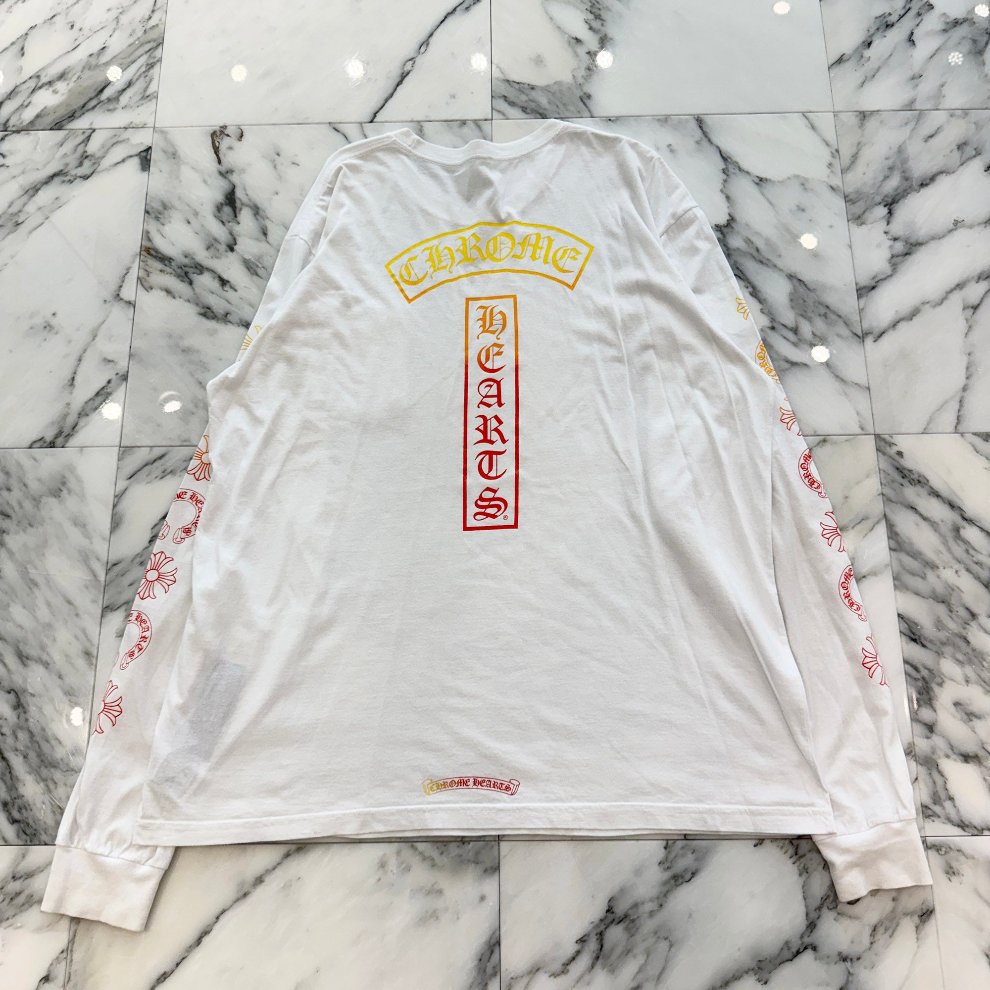 CHROME HEARTS Gradient Logo Long Sleeve Tee Size XXL クロムハーツ グラデーション ロゴ ロングスリーブTシャツ サイズXXL