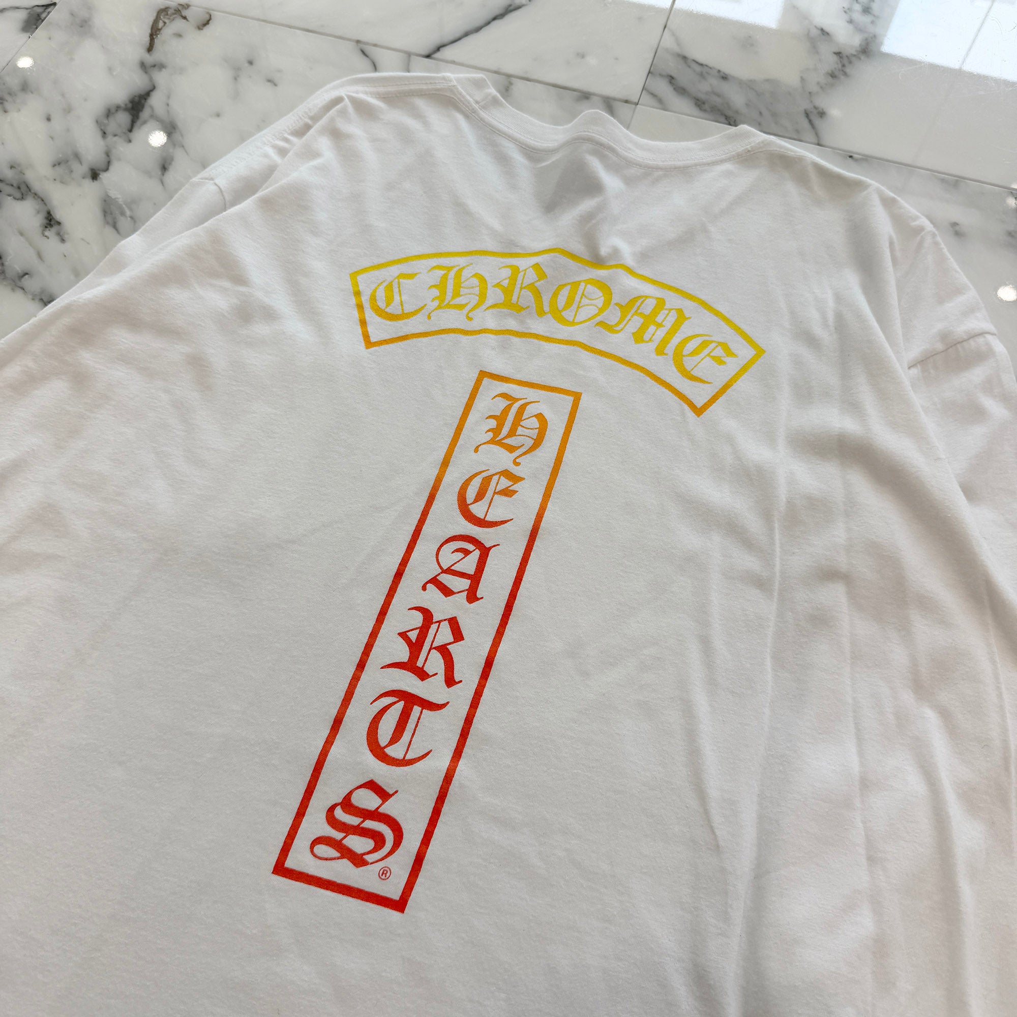 CHROME HEARTS Gradient Logo Long Sleeve Tee Size XXL クロムハーツ グラデーション ロゴ ロングスリーブTシャツ サイズXXL