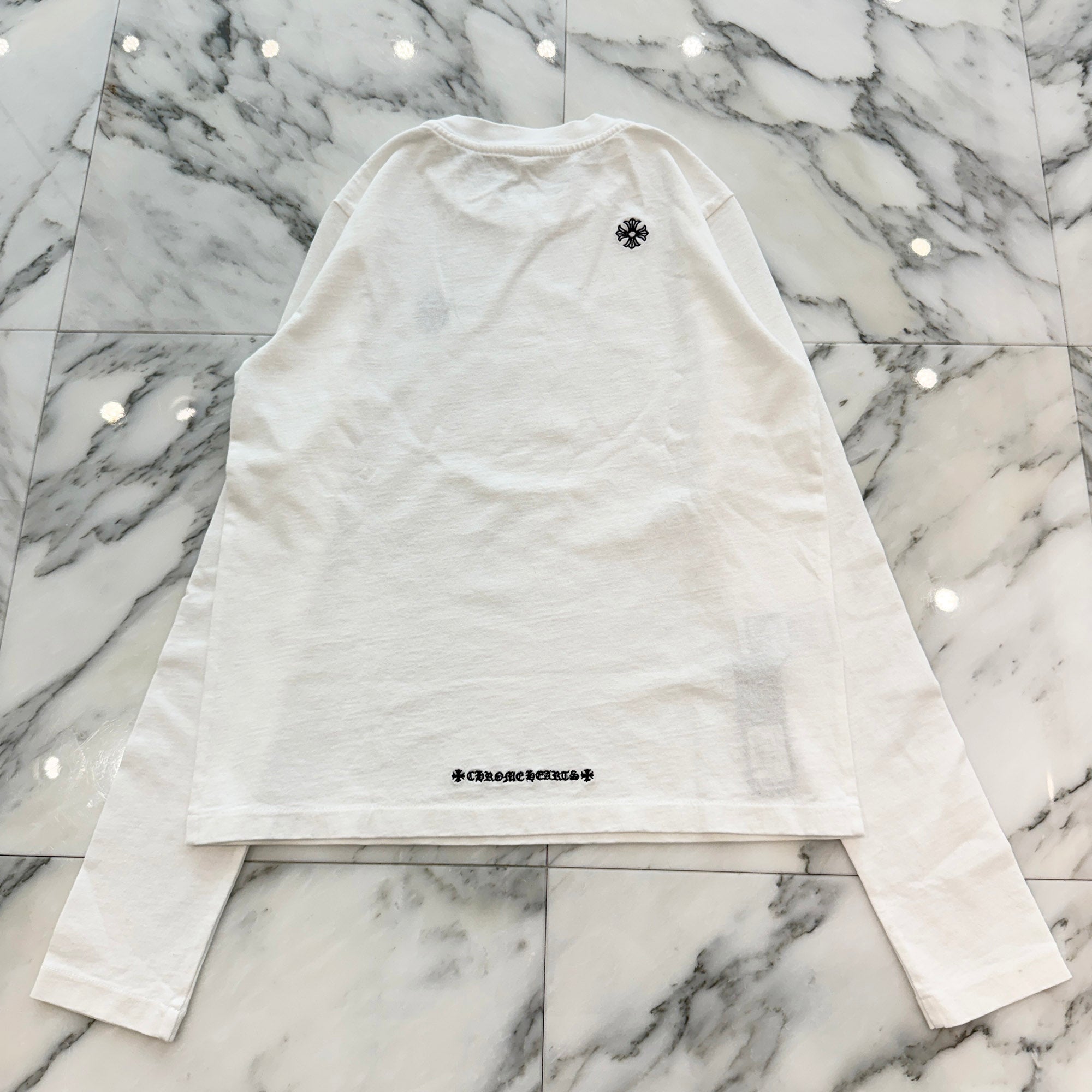 CHROME HEARTS Y NOT Vine Dagger CH Plus Embroidery Long Sleeve Tee Size S クロムハーツ ワイノット ヴァインダガー CHプラス刺繍 ロングスリーブTシャツ サイズS