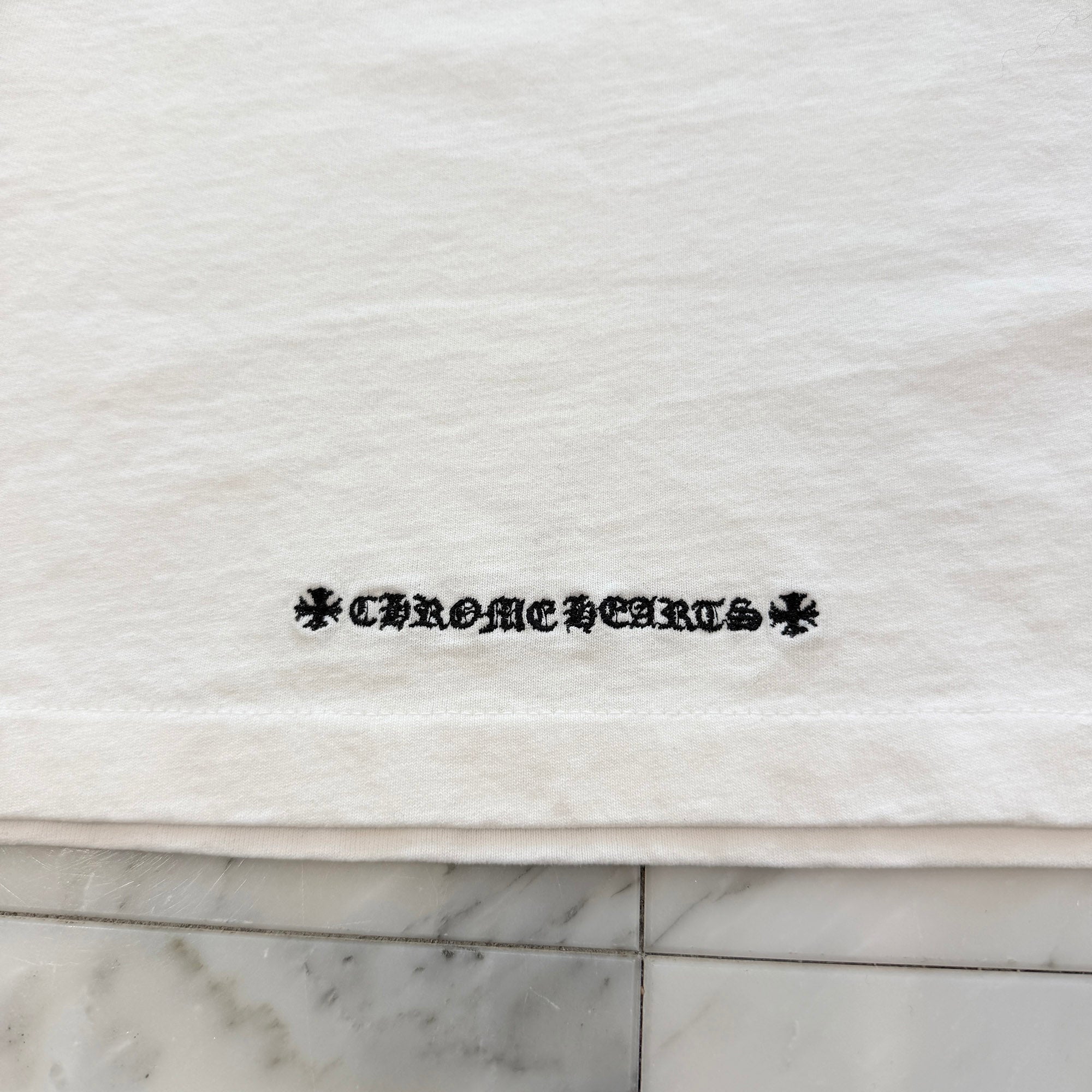 CHROME HEARTS Y NOT Vine Dagger CH Plus Embroidery Long Sleeve Tee Size S クロムハーツ ワイノット ヴァインダガー CHプラス刺繍 ロングスリーブTシャツ サイズS