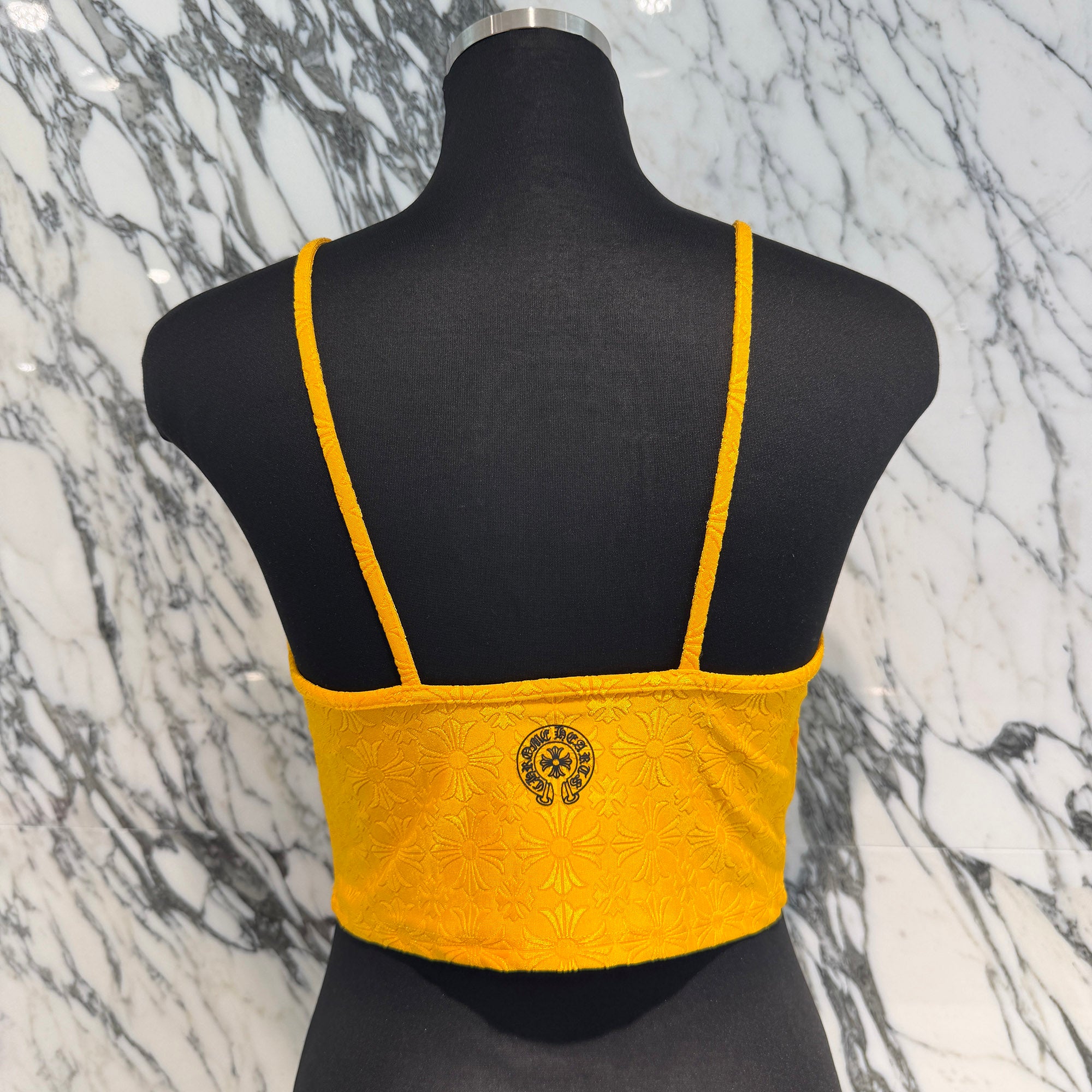 CHROME HEARTS CH Plus Pattern Horseshoe Rubber Print Camisole Size M クロムハーツ CHプラス柄 ホースシューラバープリント キャミソール サイズM