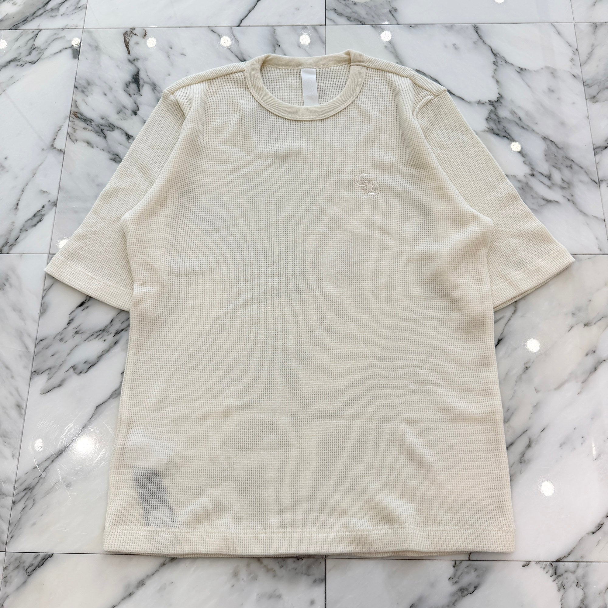 CHROME HEARTS 2025SS Y NOT CH Embroidery Thermal Tee Size L クロムハーツ ワイノット CH刺繍 サーマル 半袖Tシャツ サイズL