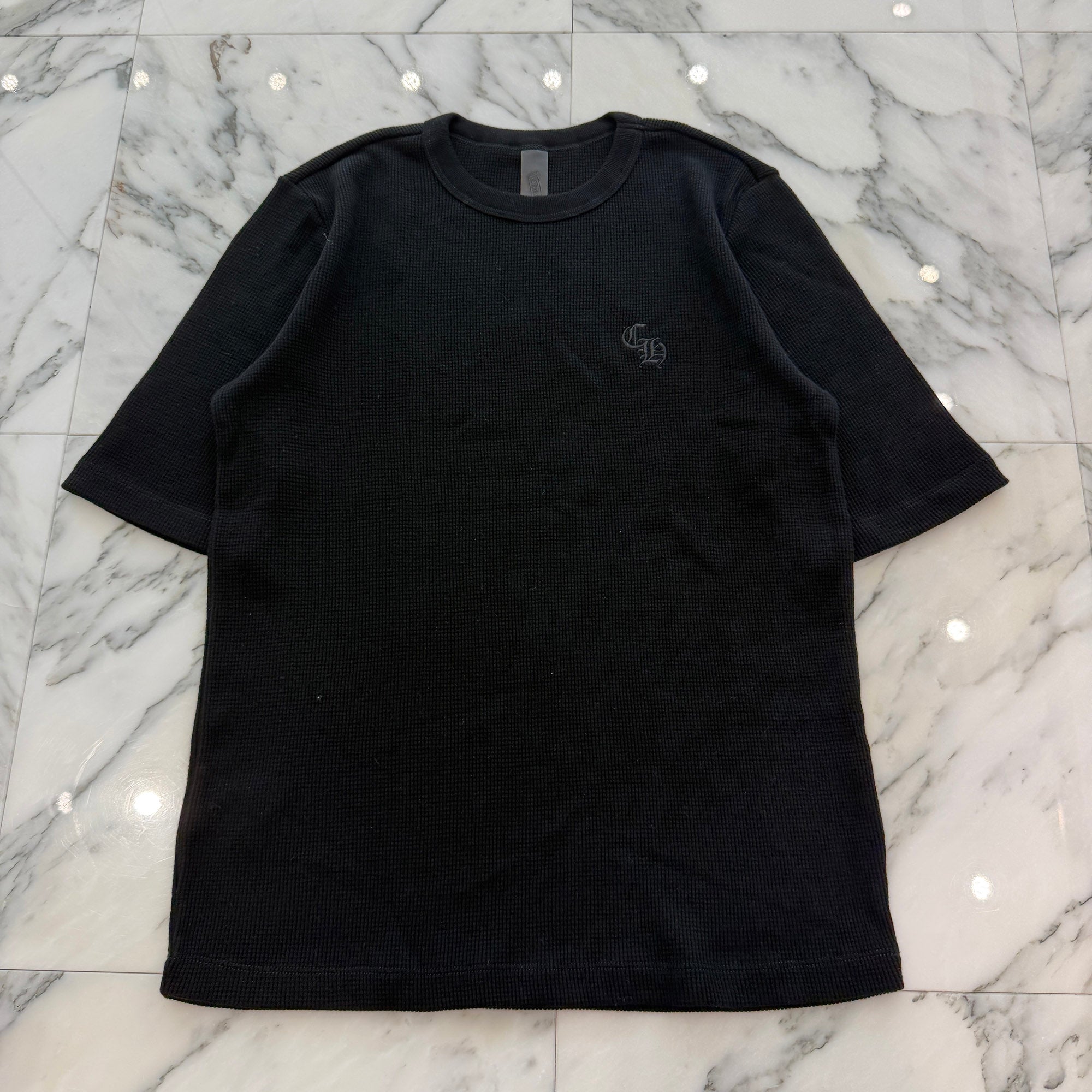 CHROME HEARTS Y NOT CH Embroidery Thermal Tee Size L クロムハーツ ワイノット CH刺繍 サーマル Tシャツ サイズL