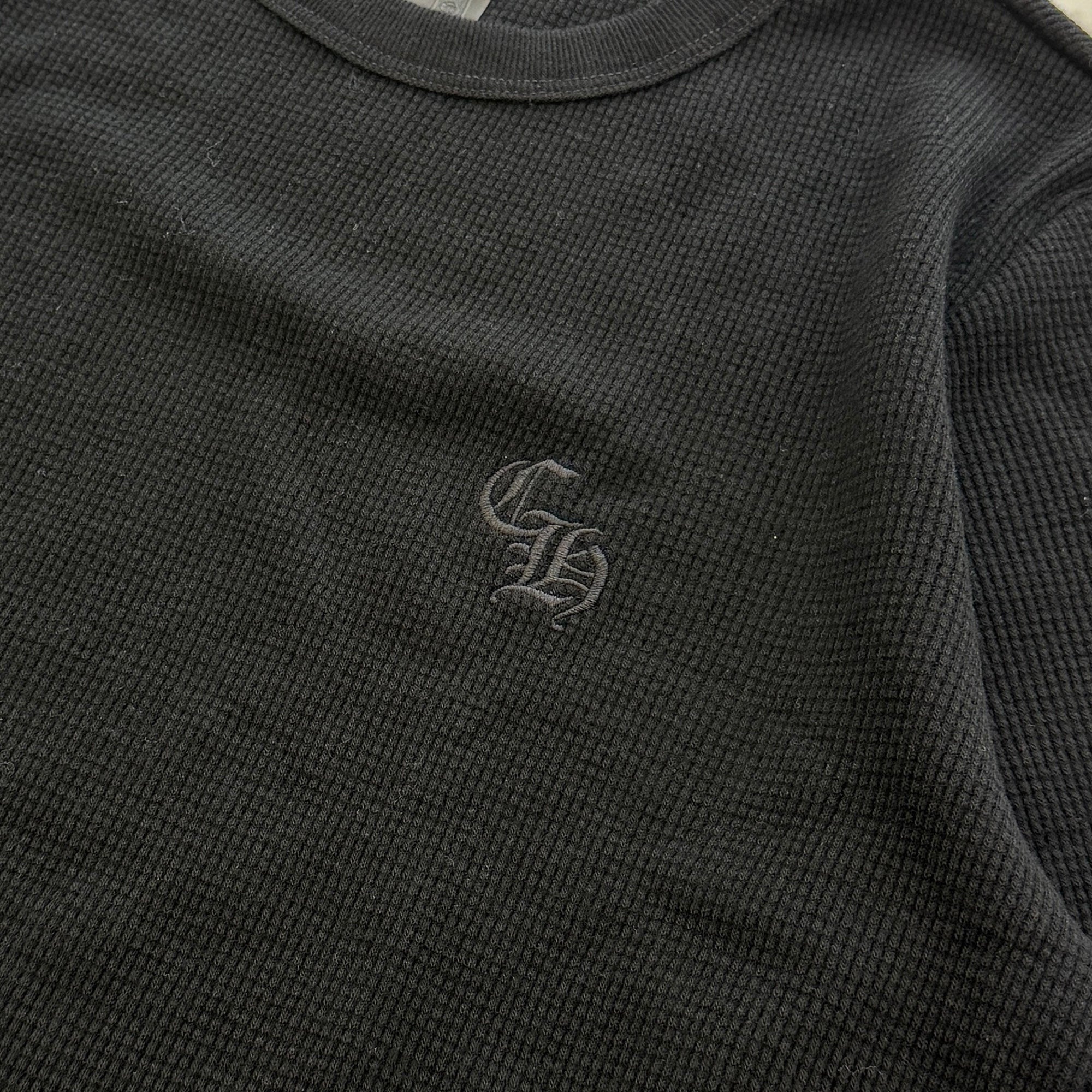 CHROME HEARTS Y NOT CH Embroidery Thermal Tee Size L クロムハーツ ワイノット CH刺繍 サーマル Tシャツ サイズL
