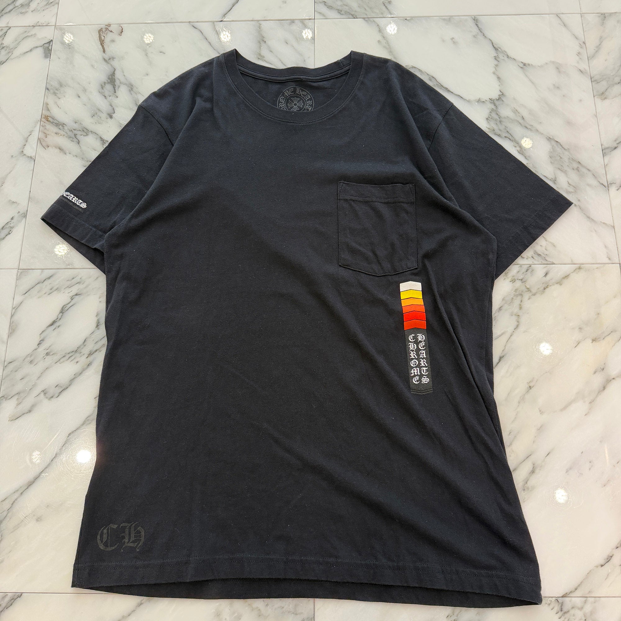 CHROME HEARTS Neon Bar Logo Tee Size L クロムハーツ ネオンバー ロゴ Tシャツ サイズL