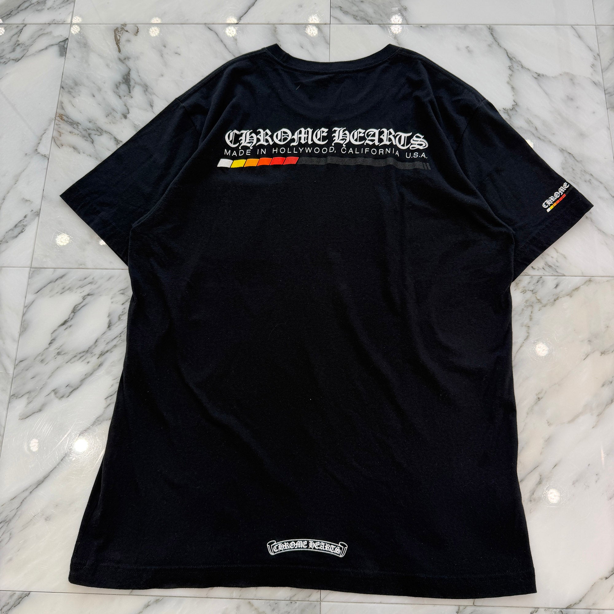 CHROME HEARTS Neon Bar Logo Tee Size L クロムハーツ ネオンバー ロゴ Tシャツ サイズL