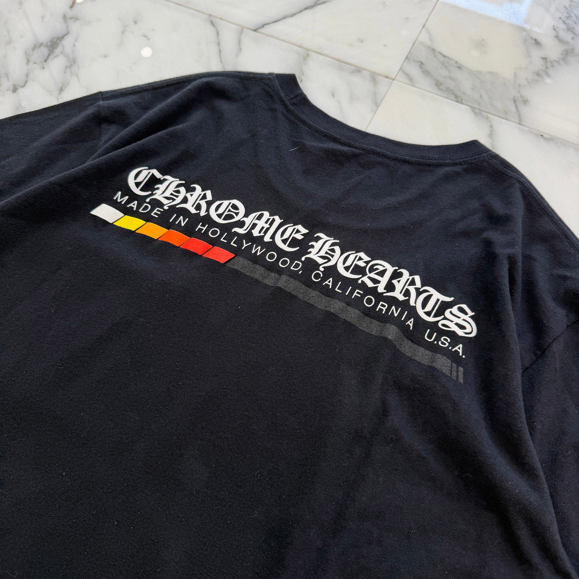 CHROME HEARTS Neon Bar Logo Tee Size L クロムハーツ ネオンバー ロゴ Tシャツ サイズL