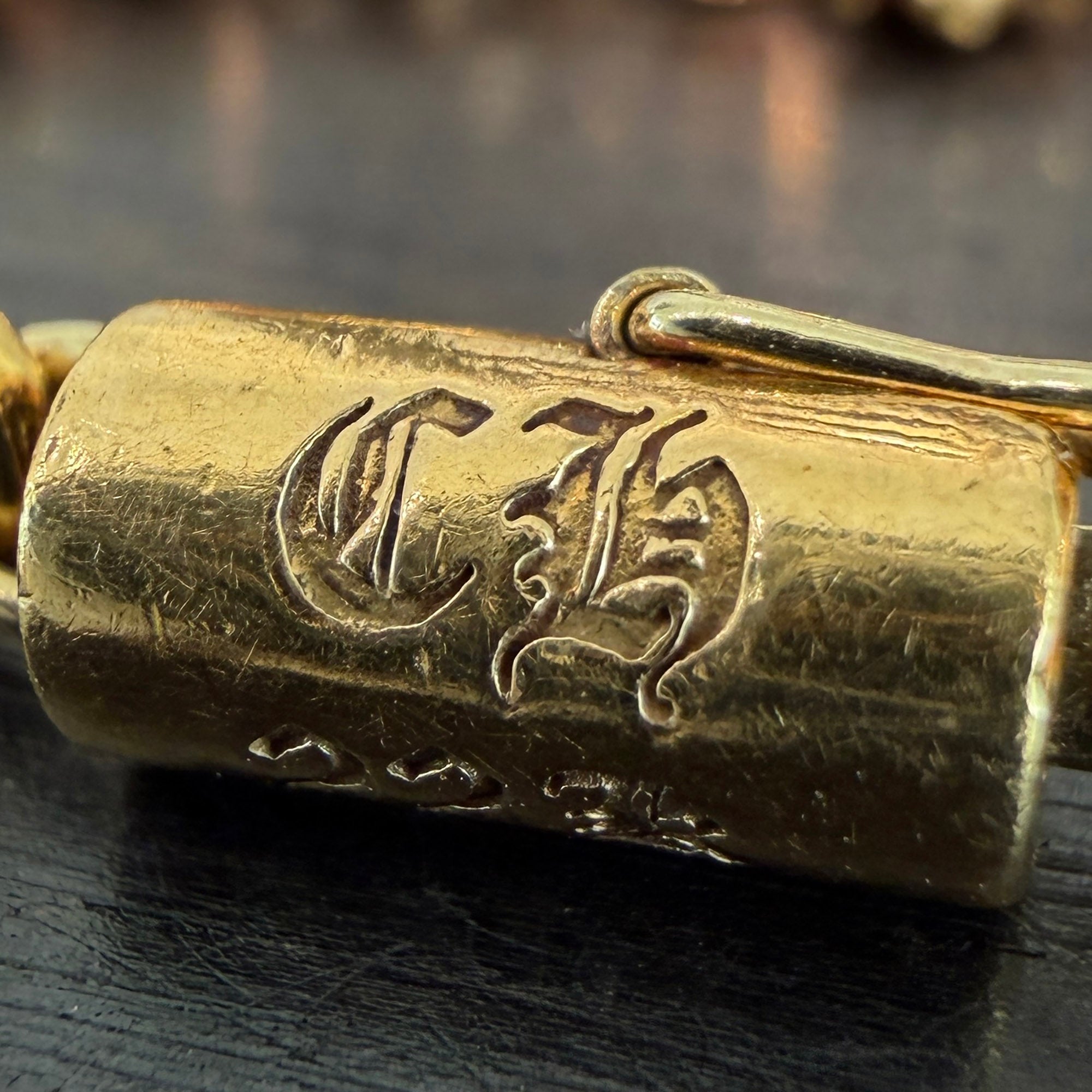 CHROME HEARTS 22K Tiny E CH Plus Bracelet Diamond 12 LINK クロムハーツ 22K タイニーE ダイヤモンド CHプラス ブレスレット 12リンク