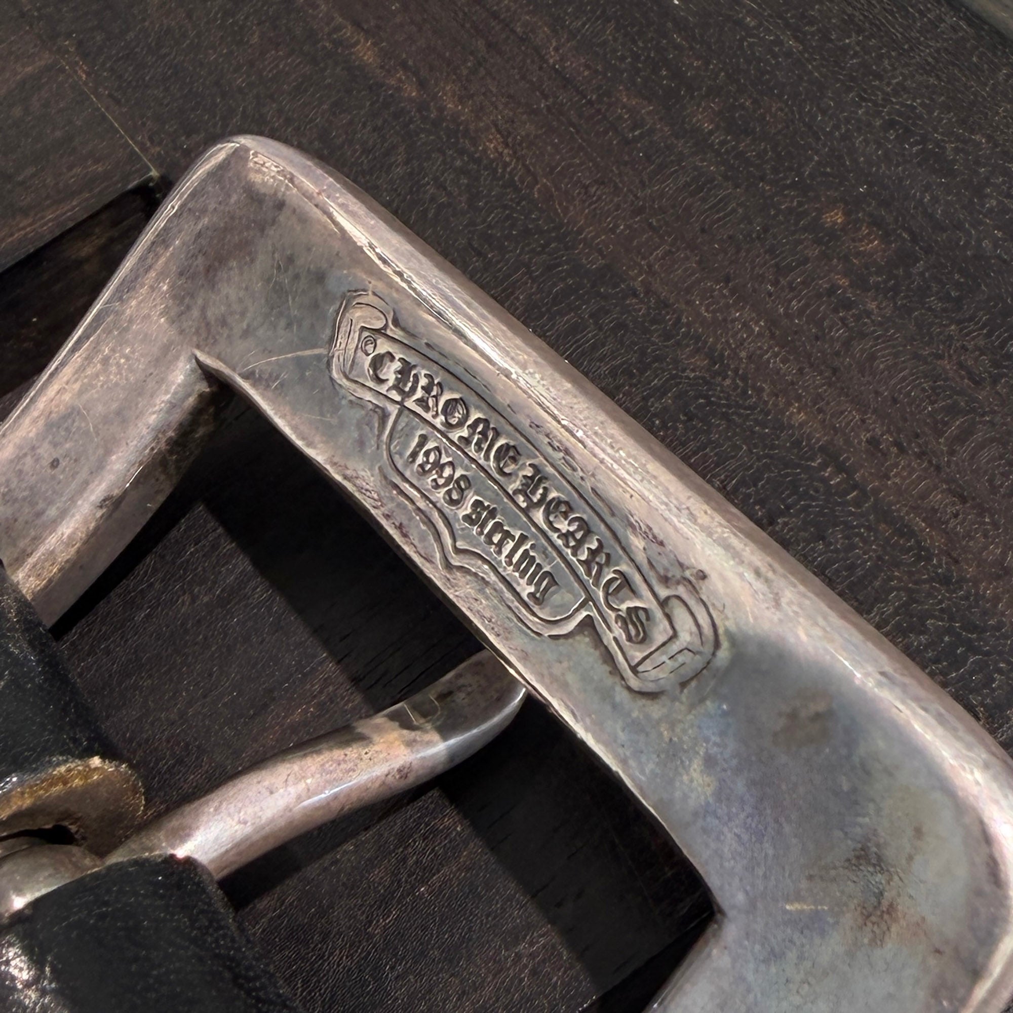 CHROME HEARTS Filigree Buckle OTJ Leather Belt Size 28 クロムハーツ フィリグリー バックル OTJレザーベルト サイズ28