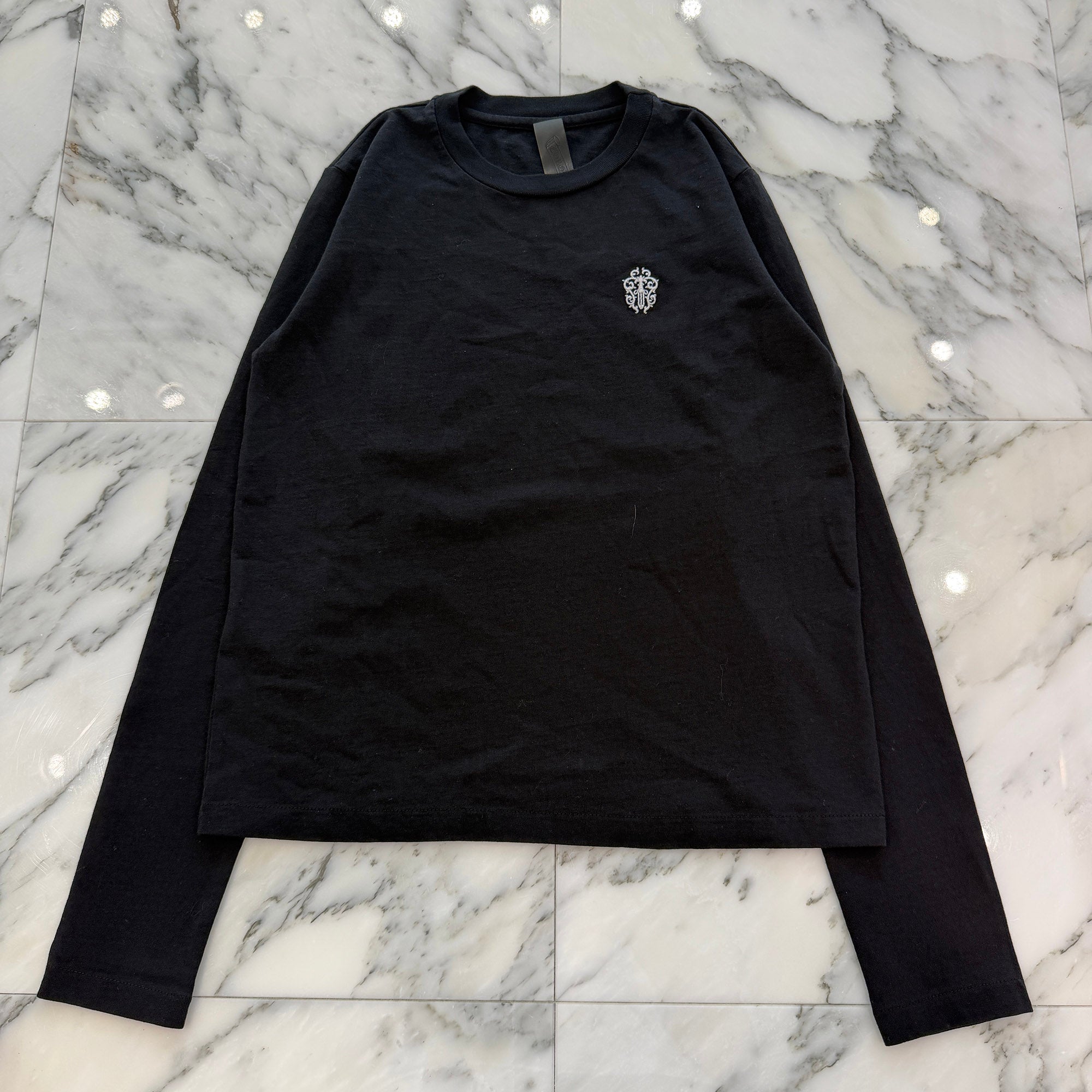 CHROME HEARTS Y NOT Vine Dagger CH Plus Embroidery Long Sleeve Tee Size S クロムハーツ ワイノット ヴァインダガー CHプラス刺繍 ロングスリーブTシャツ サイズS