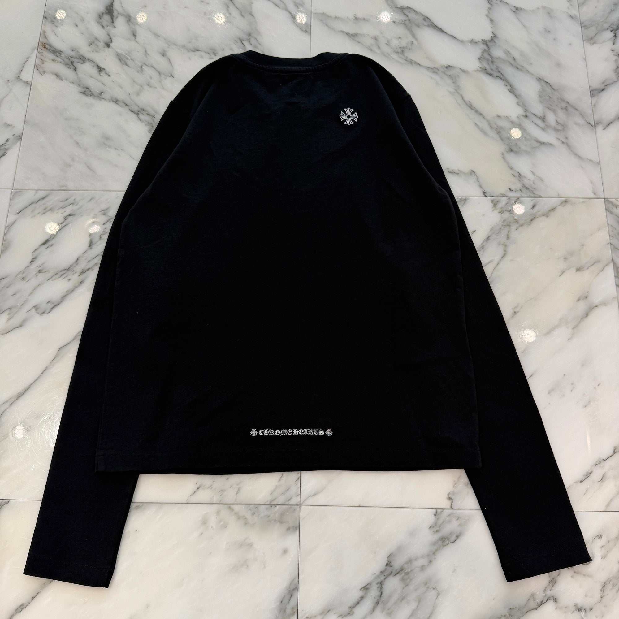 CHROME HEARTS Y NOT Vine Dagger CH Plus Embroidery Long Sleeve Tee Size S クロムハーツ ワイノット ヴァインダガー CHプラス刺繍 ロングスリーブTシャツ サイズS