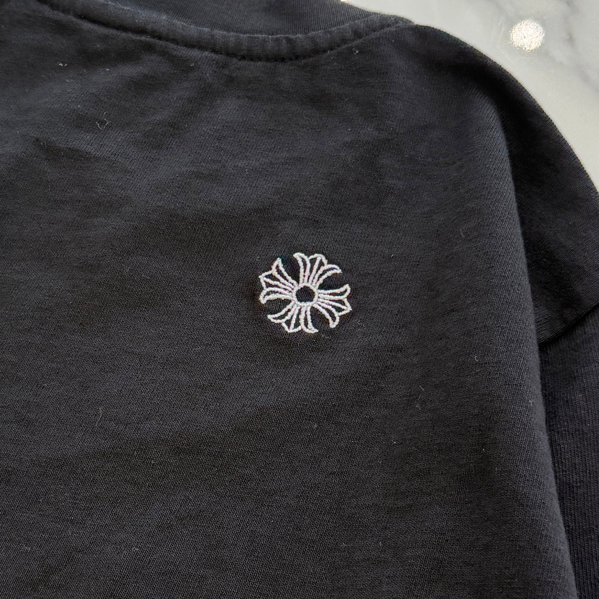 CHROME HEARTS Y NOT Vine Dagger CH Plus Embroidery Long Sleeve Tee Size S クロムハーツ ワイノット ヴァインダガー CHプラス刺繍 ロングスリーブTシャツ サイズS